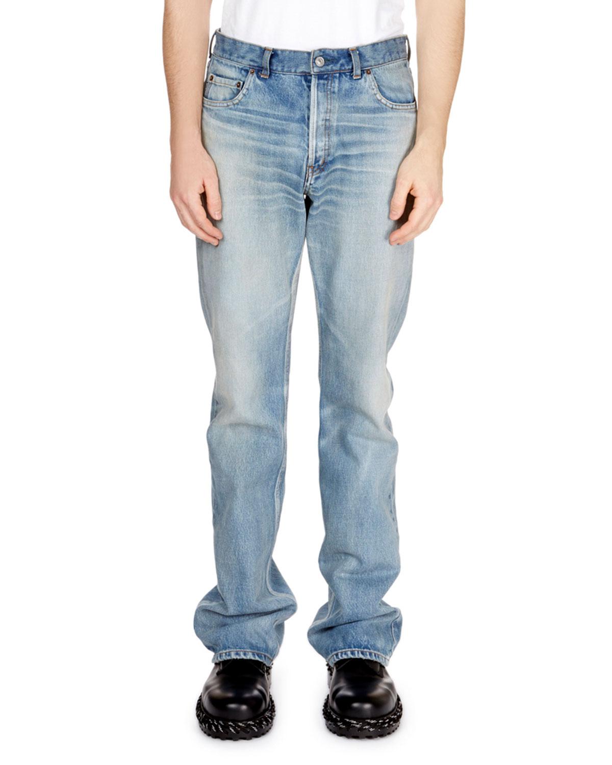 balenciaga boot cut jeans