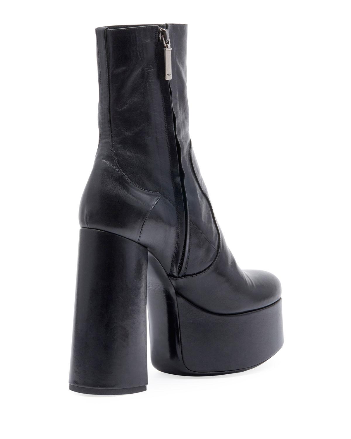 billy kangaroo leather platform boot