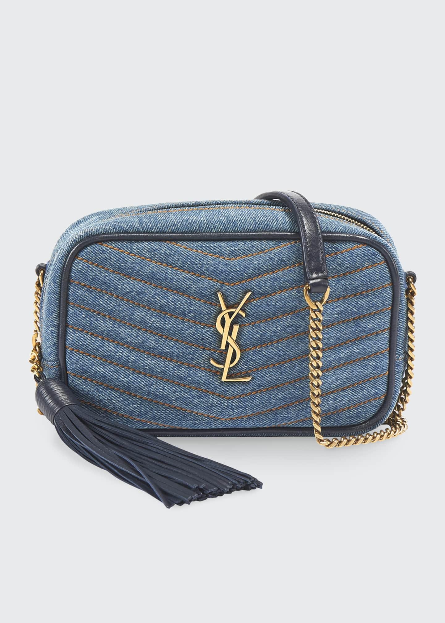 Blue Monogram Denim Camera Bag