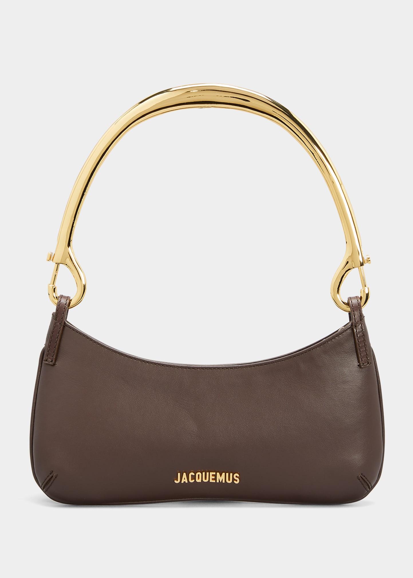 Jacquemus Le Bisou Mousqueton Shoulder Bag in Brown Lyst