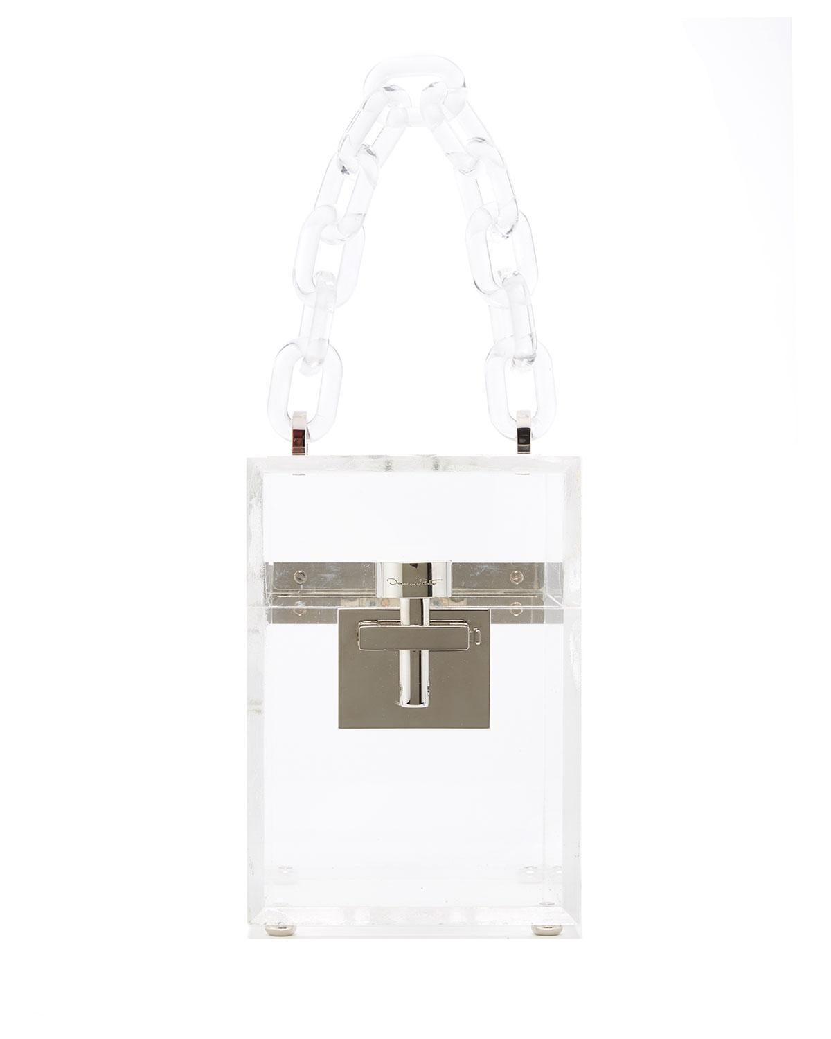transparent box bag