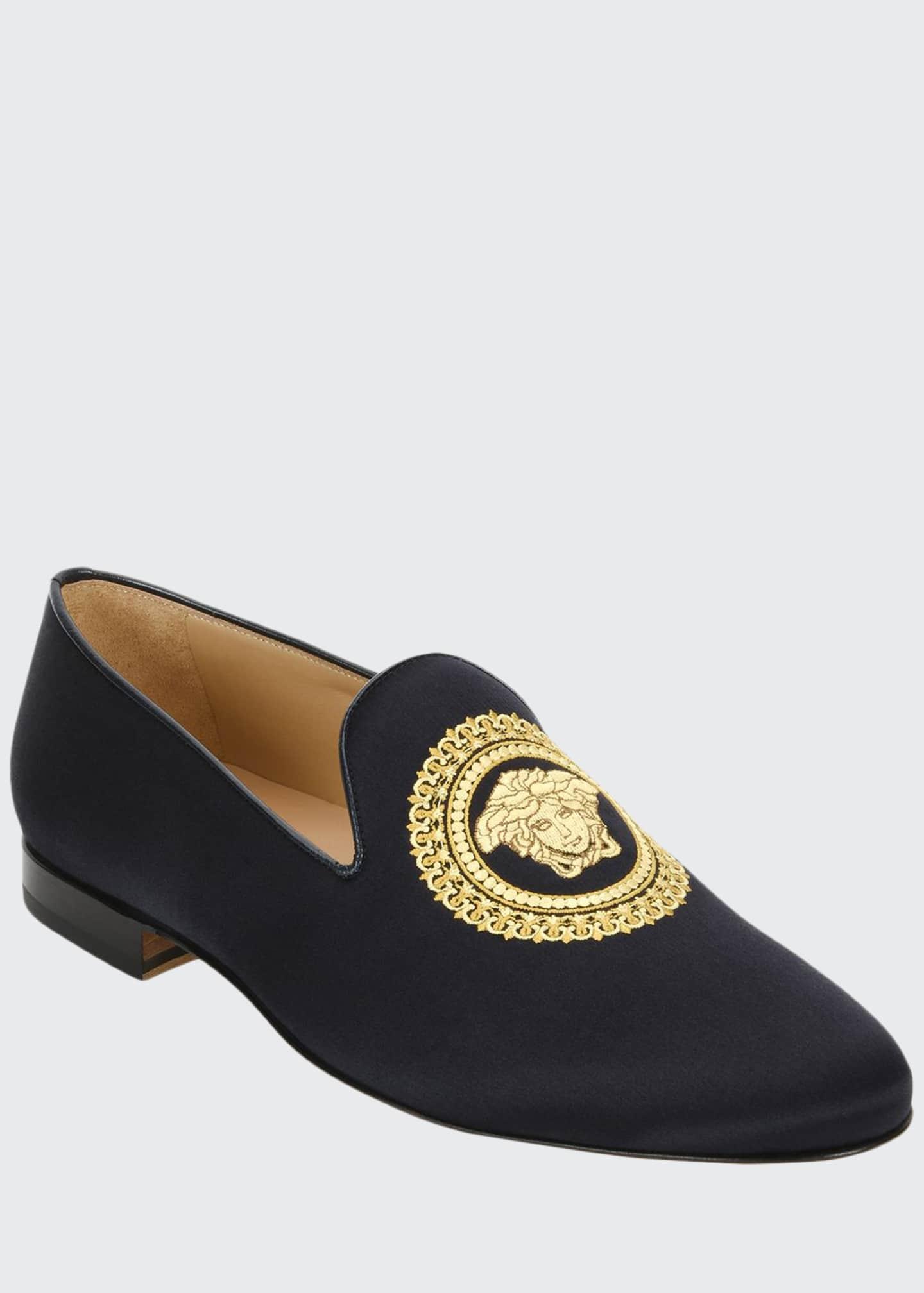 mens versace medusa loafers
