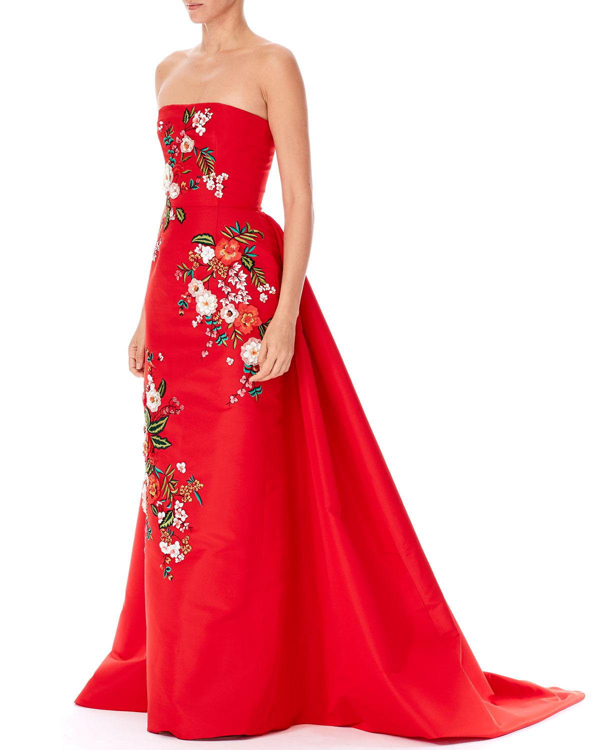 carolina herrera red gown