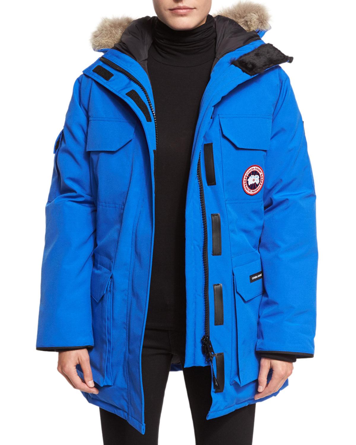 Canada Goose Synthetic Pbi Expedition Hooded Parka Royal Blue Save 30 Lyst
