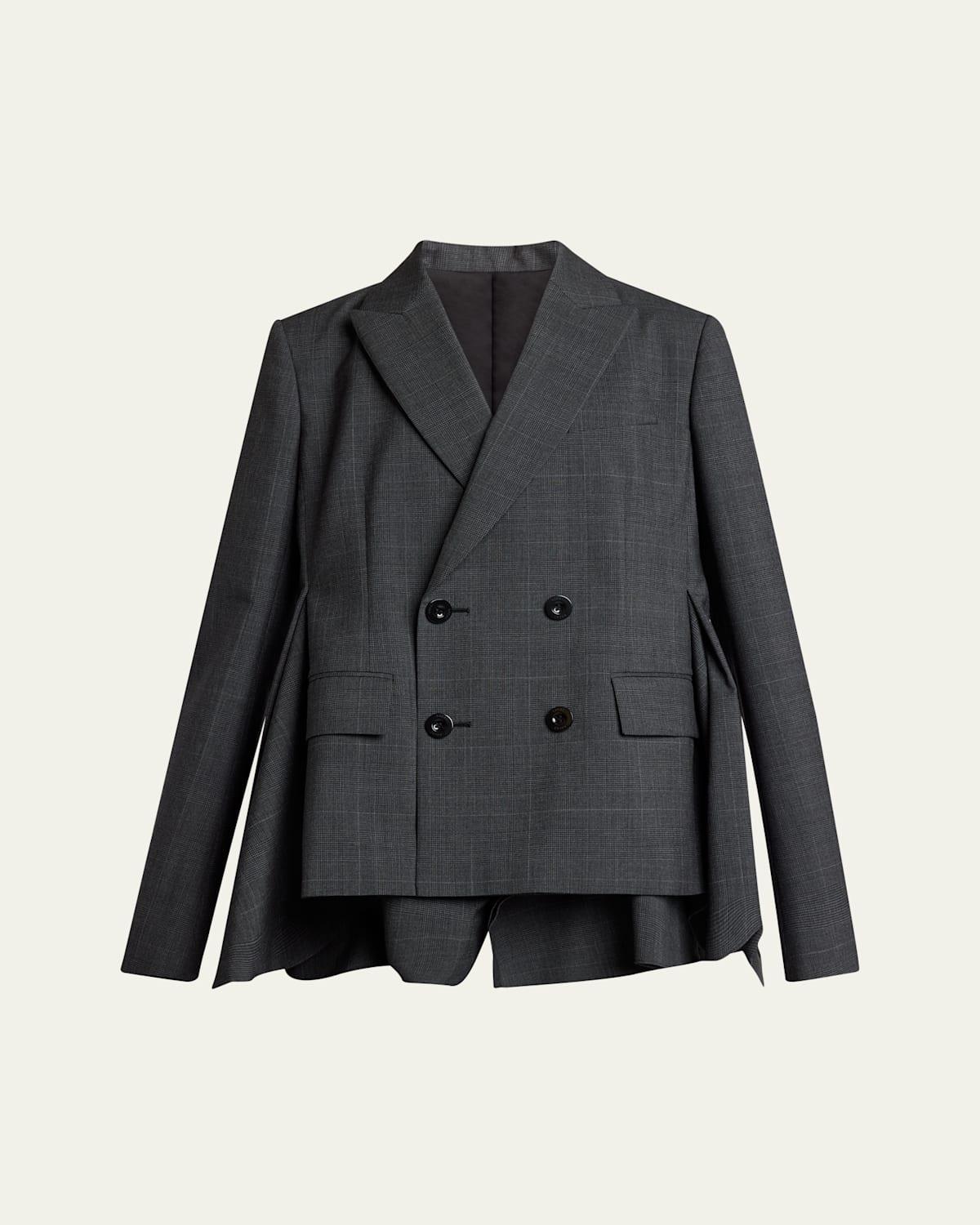 ジャケット・アウター Sacai gray panel tailored jacket 22aw Sacai gray panel tailored jacket 22aw