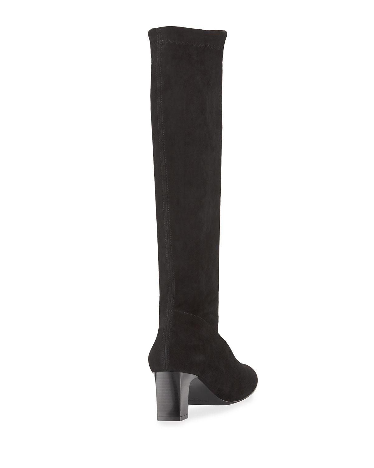 Robert Clergerie Suede Over-the-knee Boot in Brown - Lyst