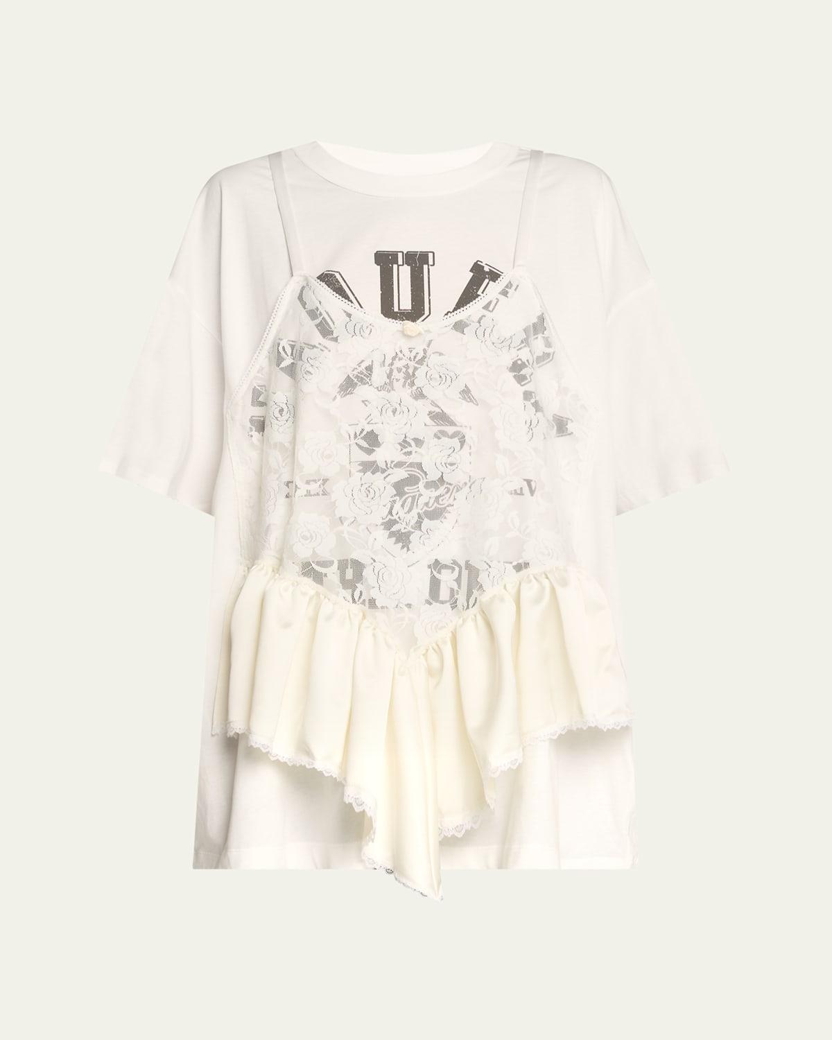 【VAQUERA】オフホワイト　teddy Tシャツ Vaquera Teddy T-Shirt | Stand Up Comedy