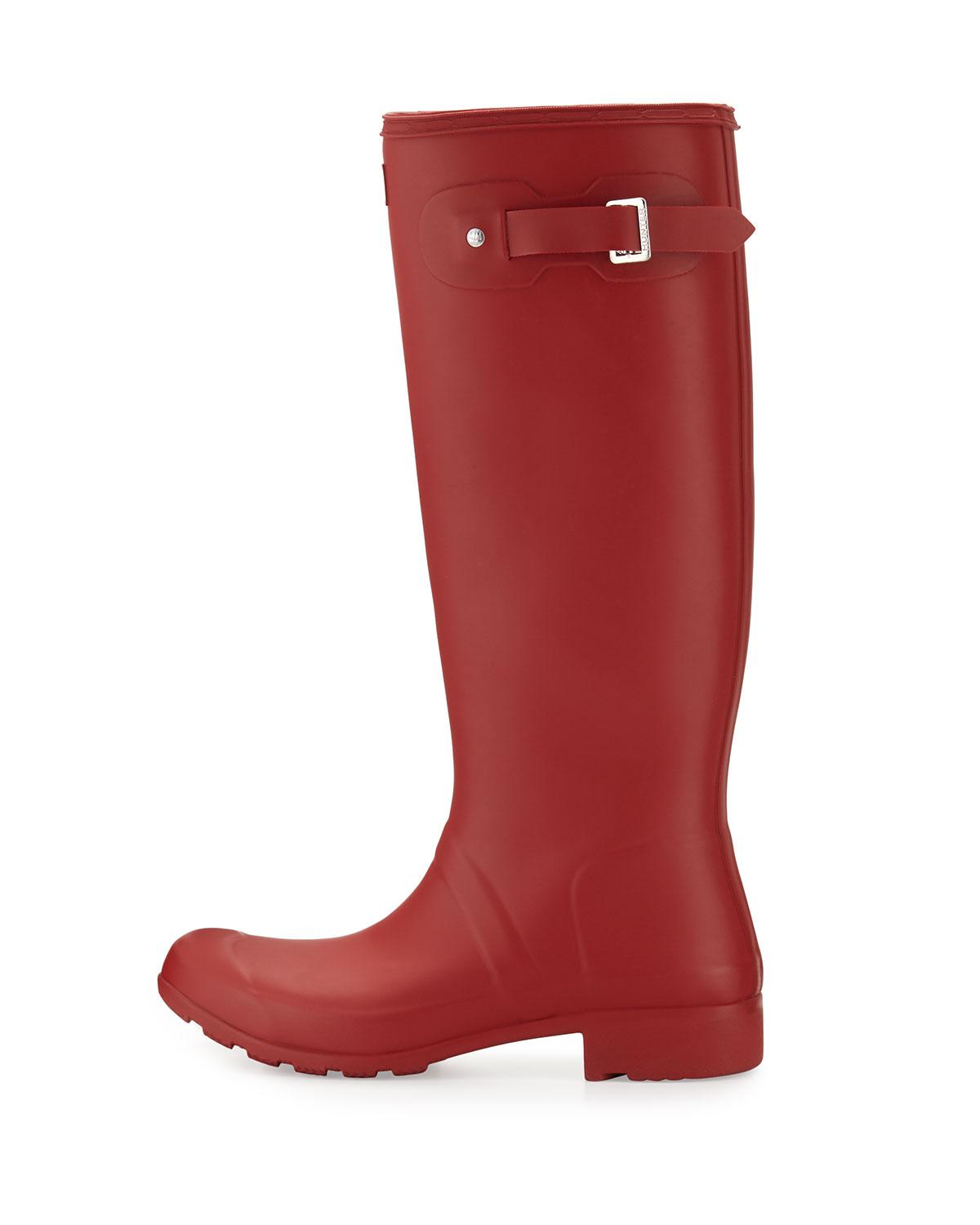 Lyst - Hunter Original Tour Welly Boot in Red