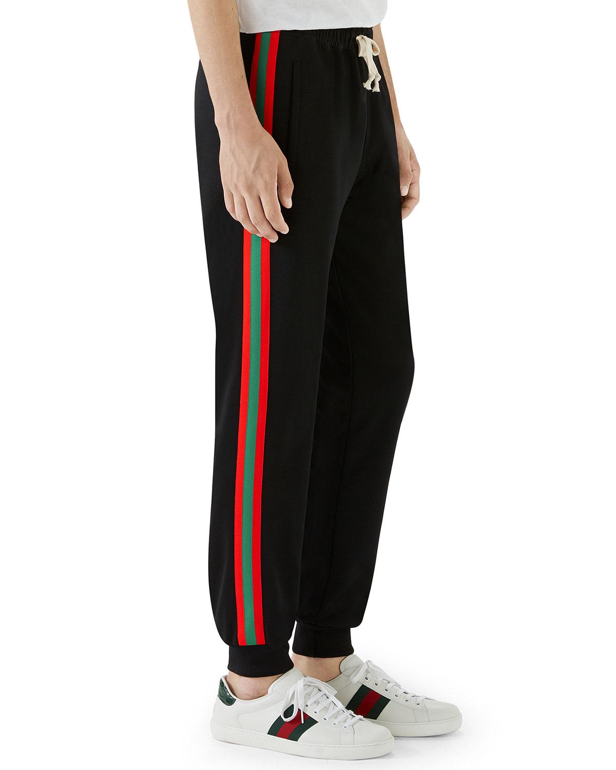 side stripe sweatpants mens