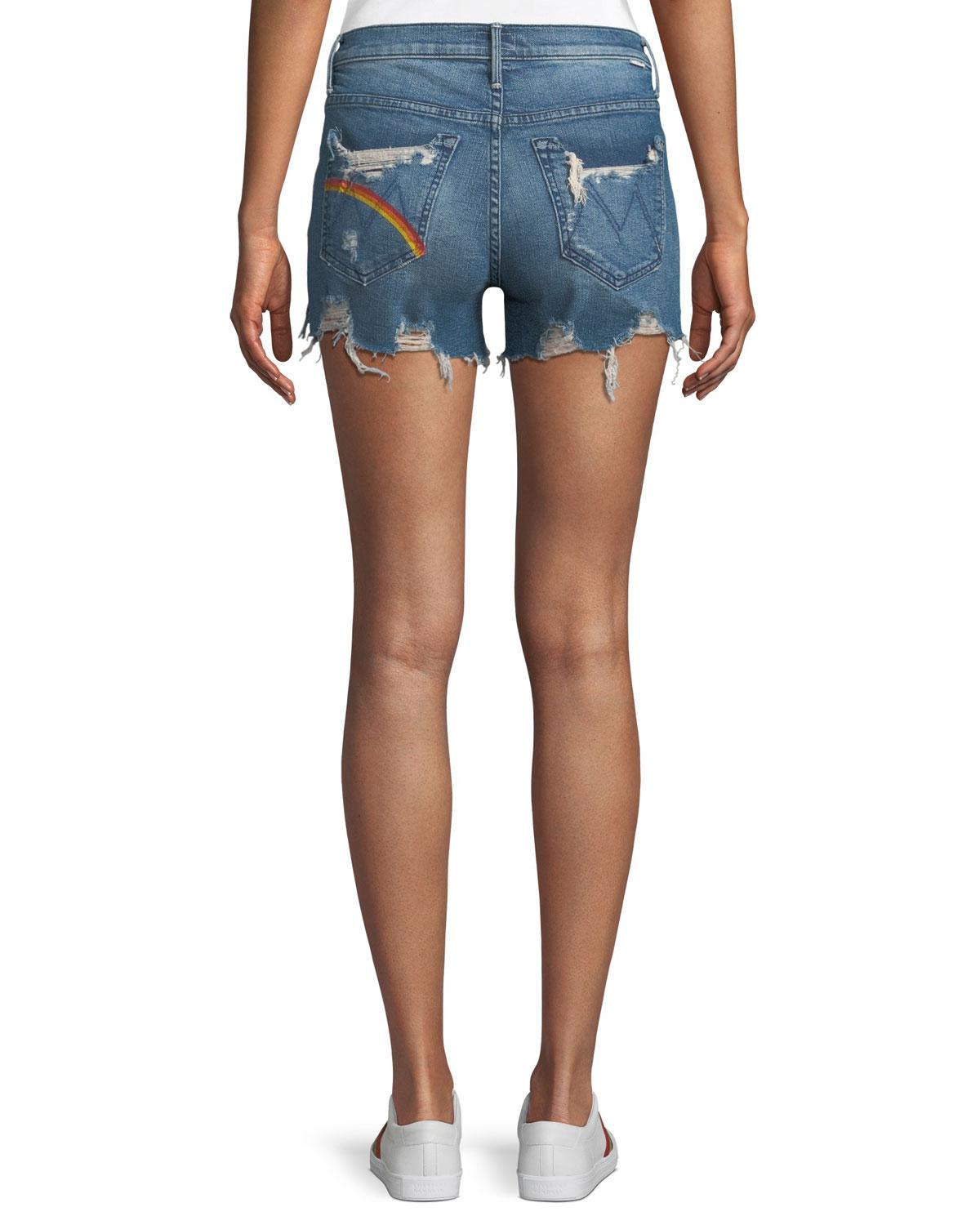 mother denim shorts