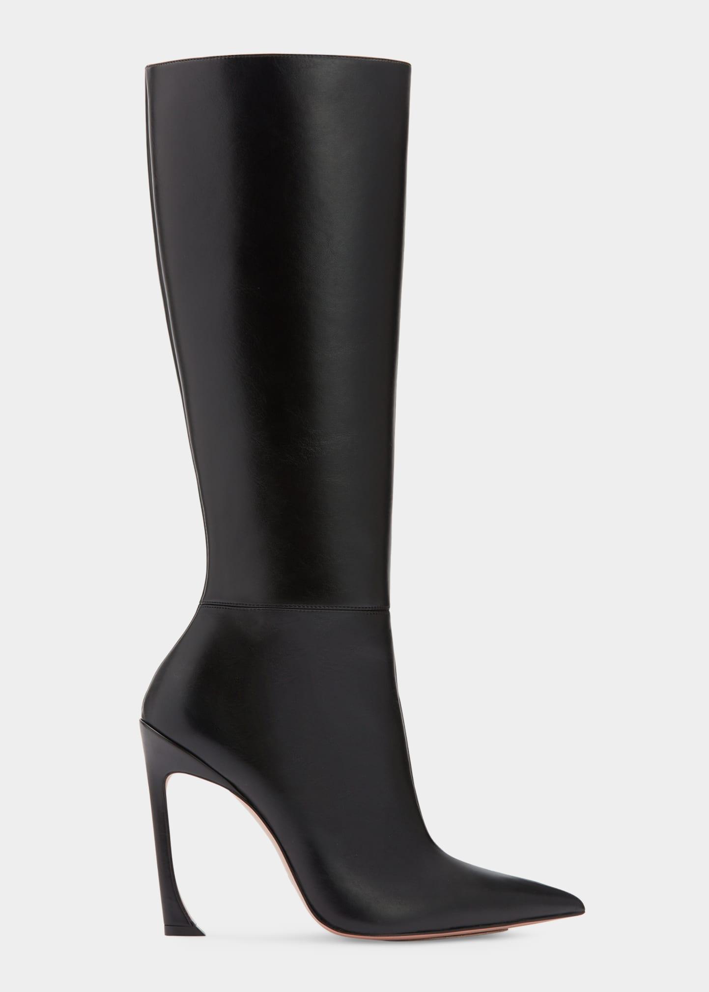 Piferi Nadja Vegan Leather Knee Boots in Black | Lyst