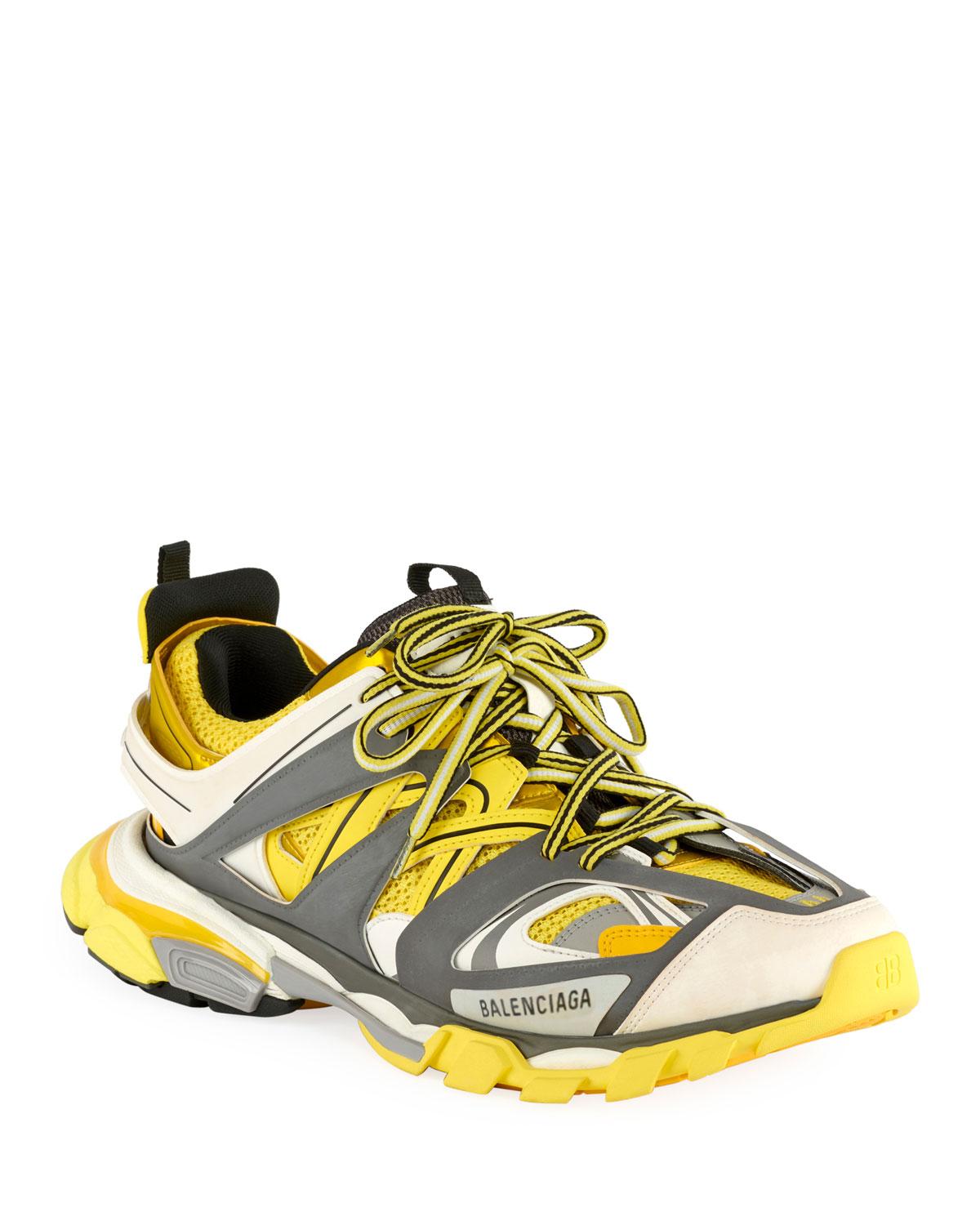 balenciaga track runner yellow