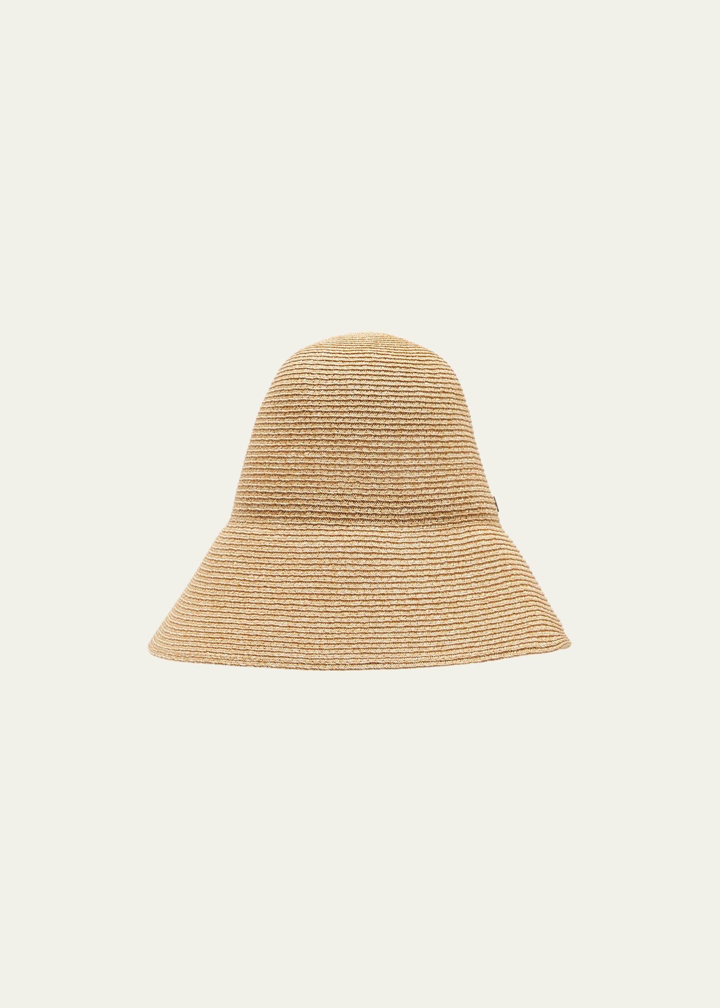 Totême Logo Straw Structured Hat in Natural | Lyst