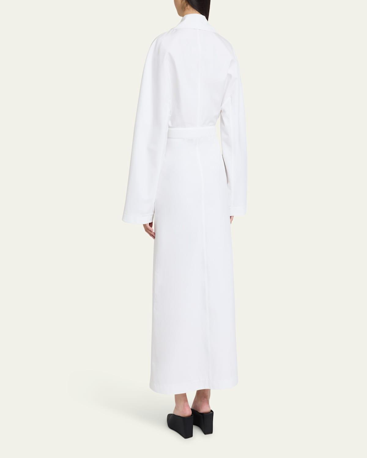 ワンピース ALAIA EGG SHIRT DRESS BLANC Alaïa Shirt Dresses for Women | Lyst