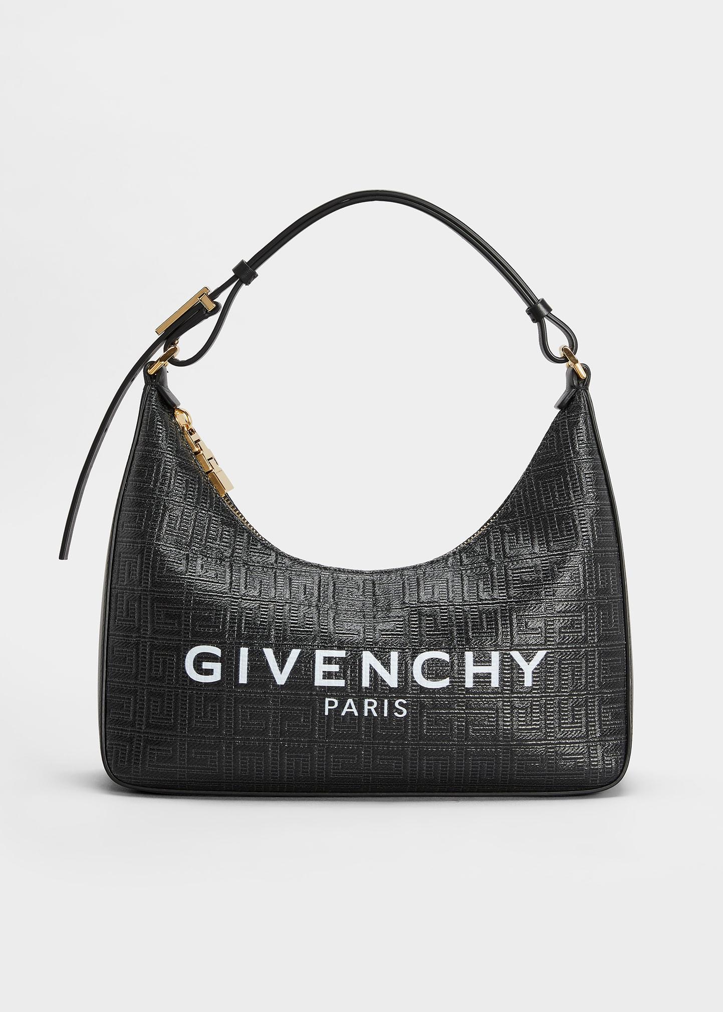 Givenchy Small Moon Cutout Hobo Bag in Black | Lyst