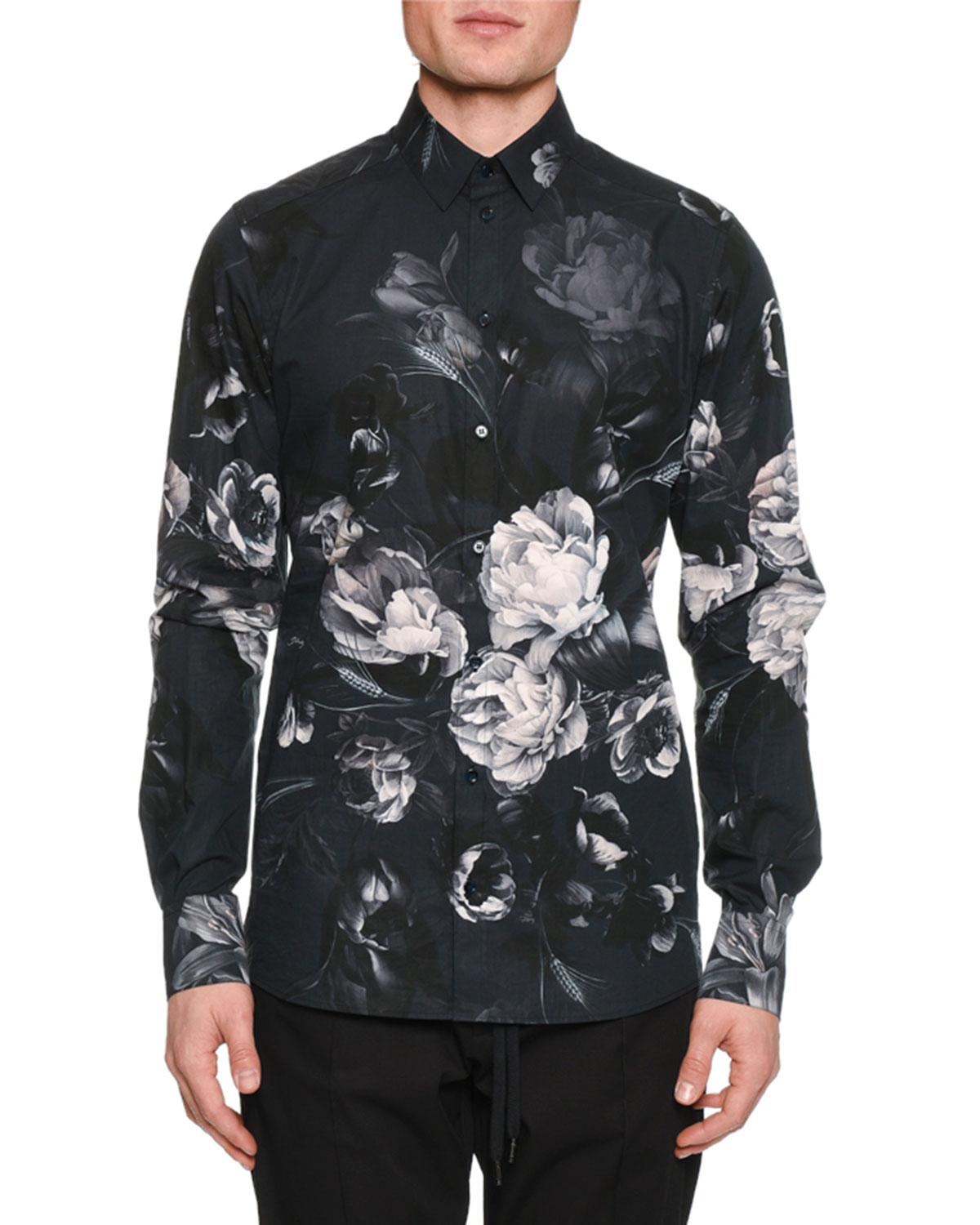 Download Dolce & Gabbana Cotton Men's Button-down Long-sleeve ...