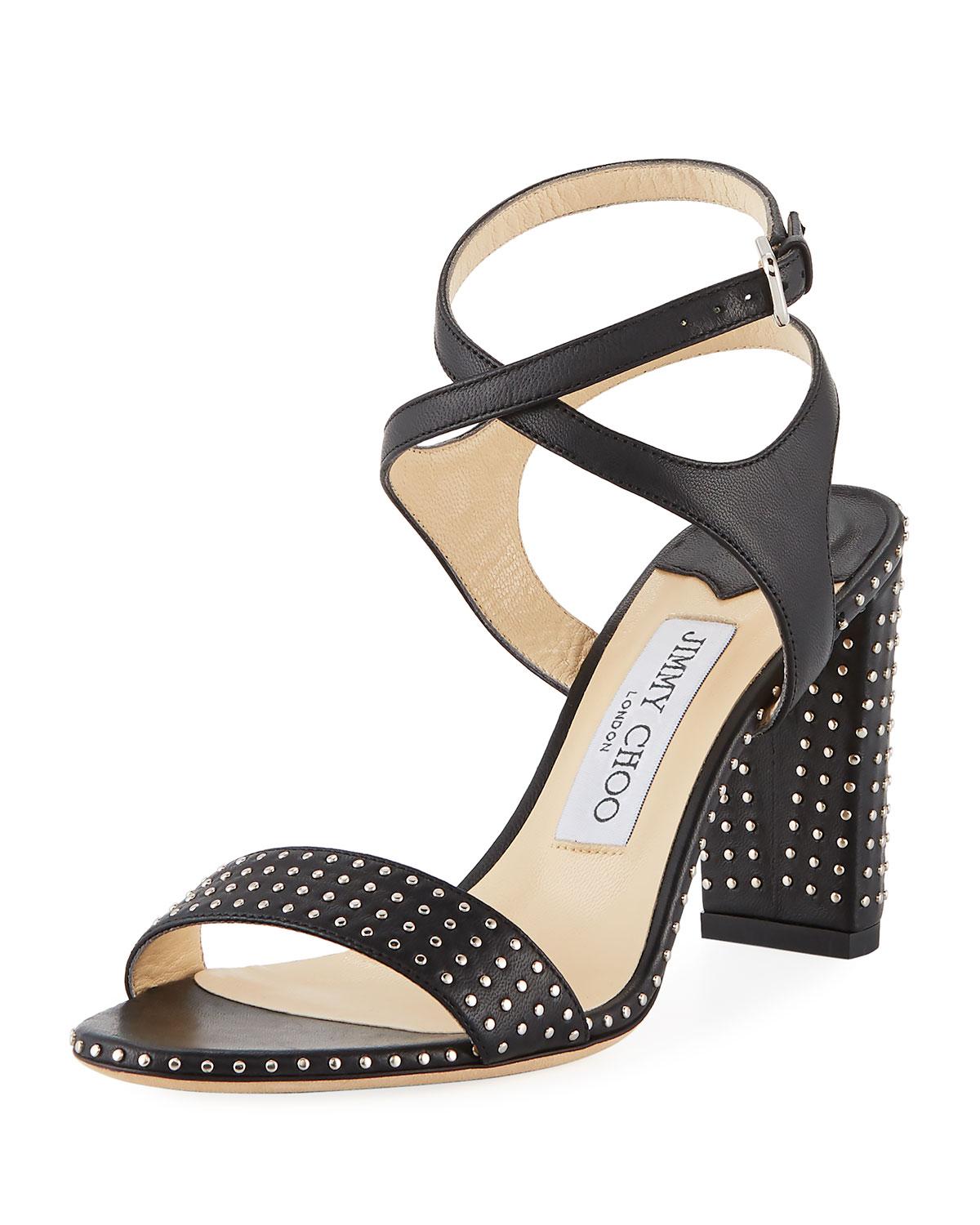 jimmy choo studded heels