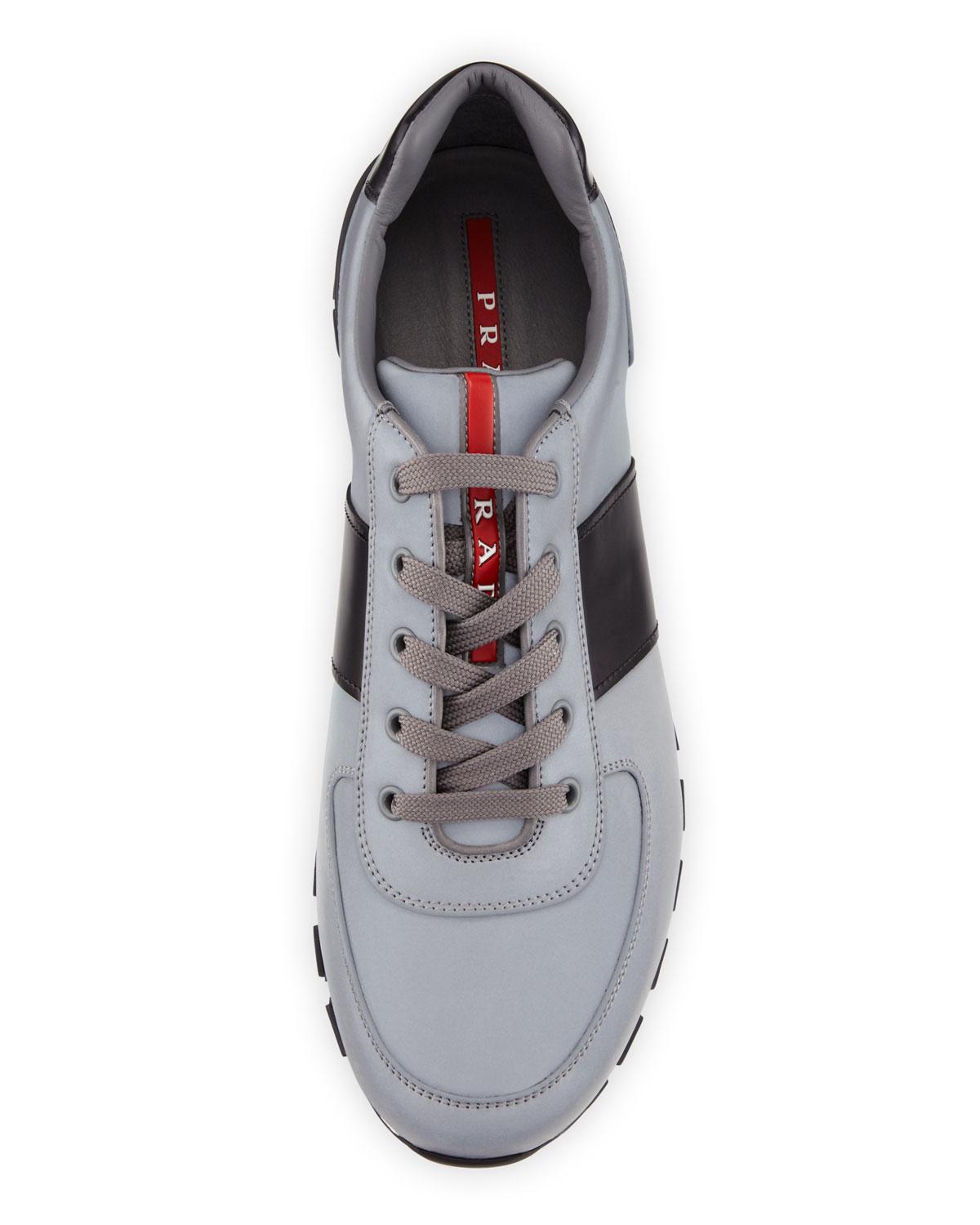 prada reflective sneakers