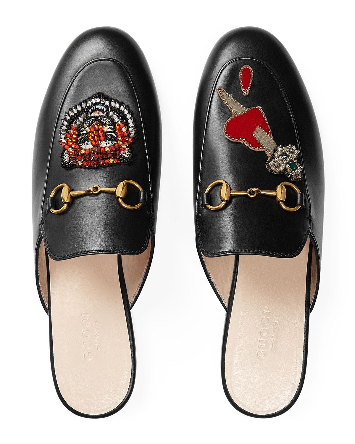 princetown leather mule