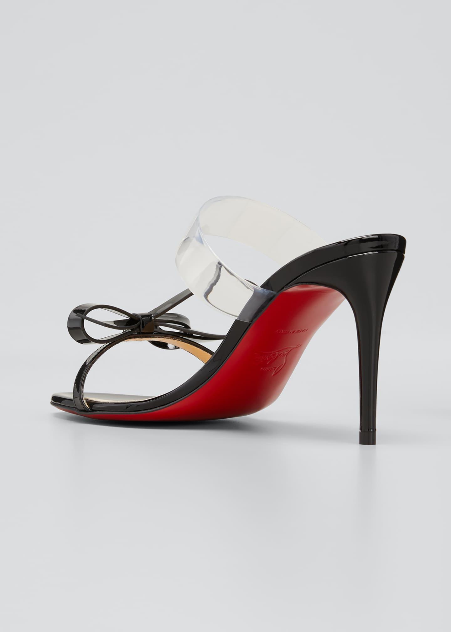 Christian Louboutin Just Nodo 85 Patent pvc in Black Lyst