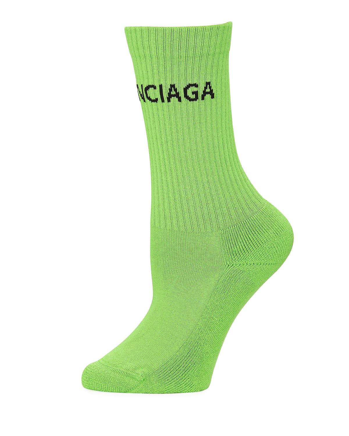 Neon Balenciaga Socks 2025