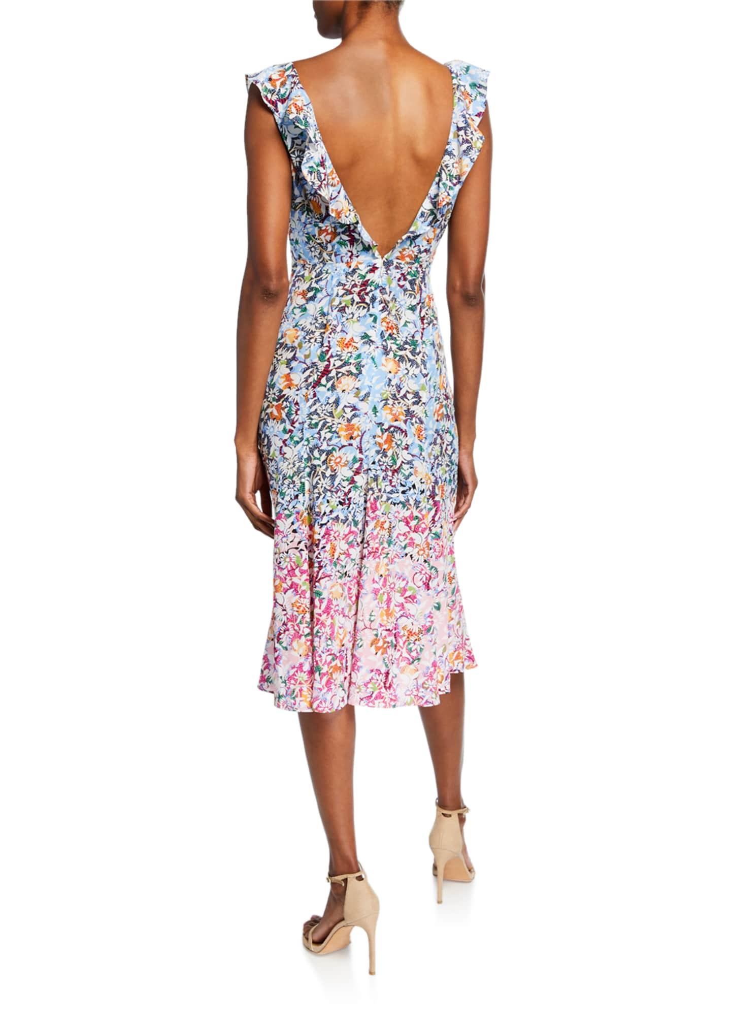 saloni holly midi dress