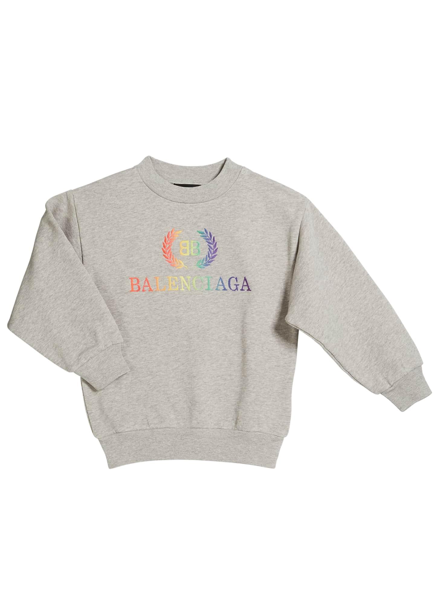 balenciaga pullover rainbow