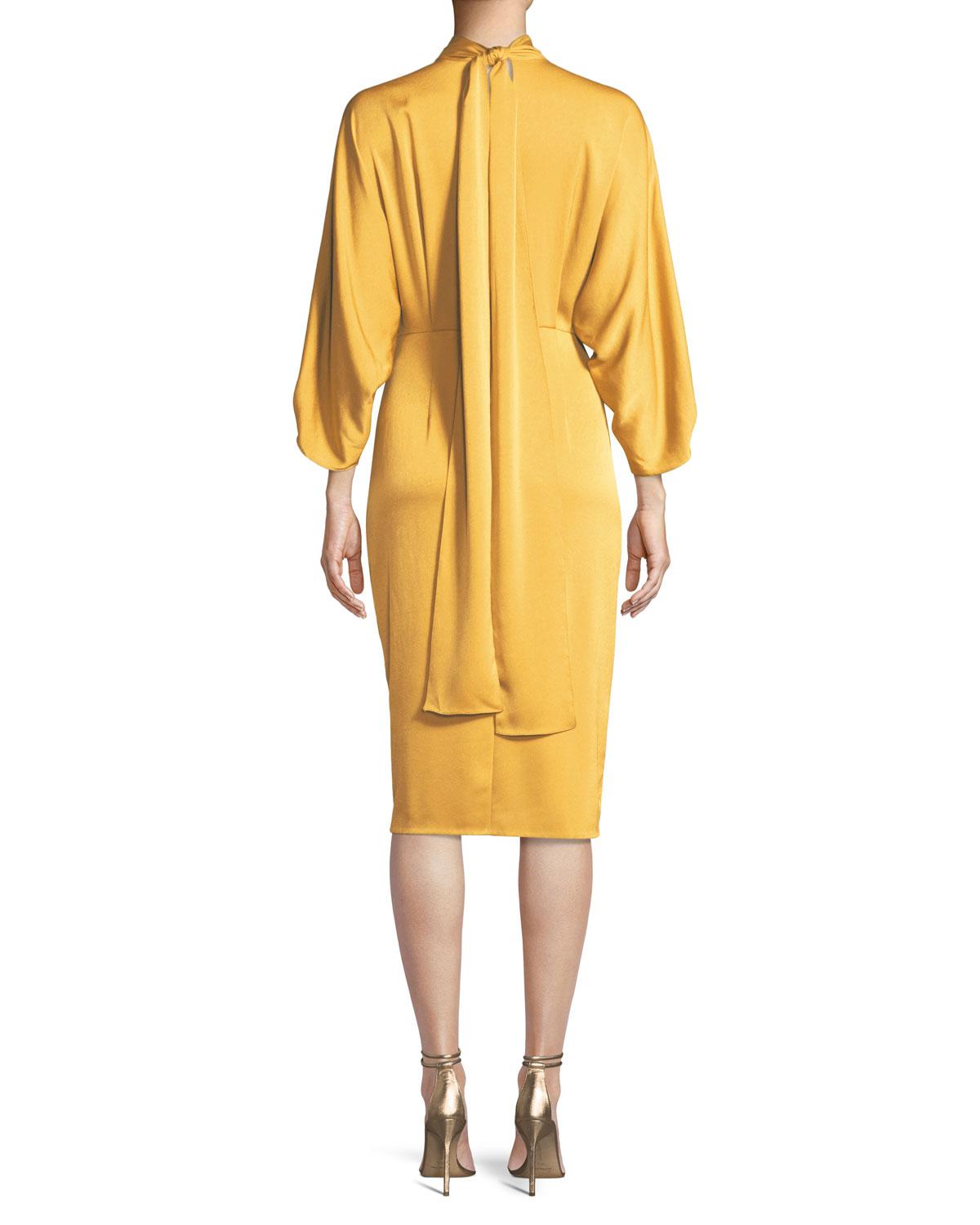 dvf front twist dress