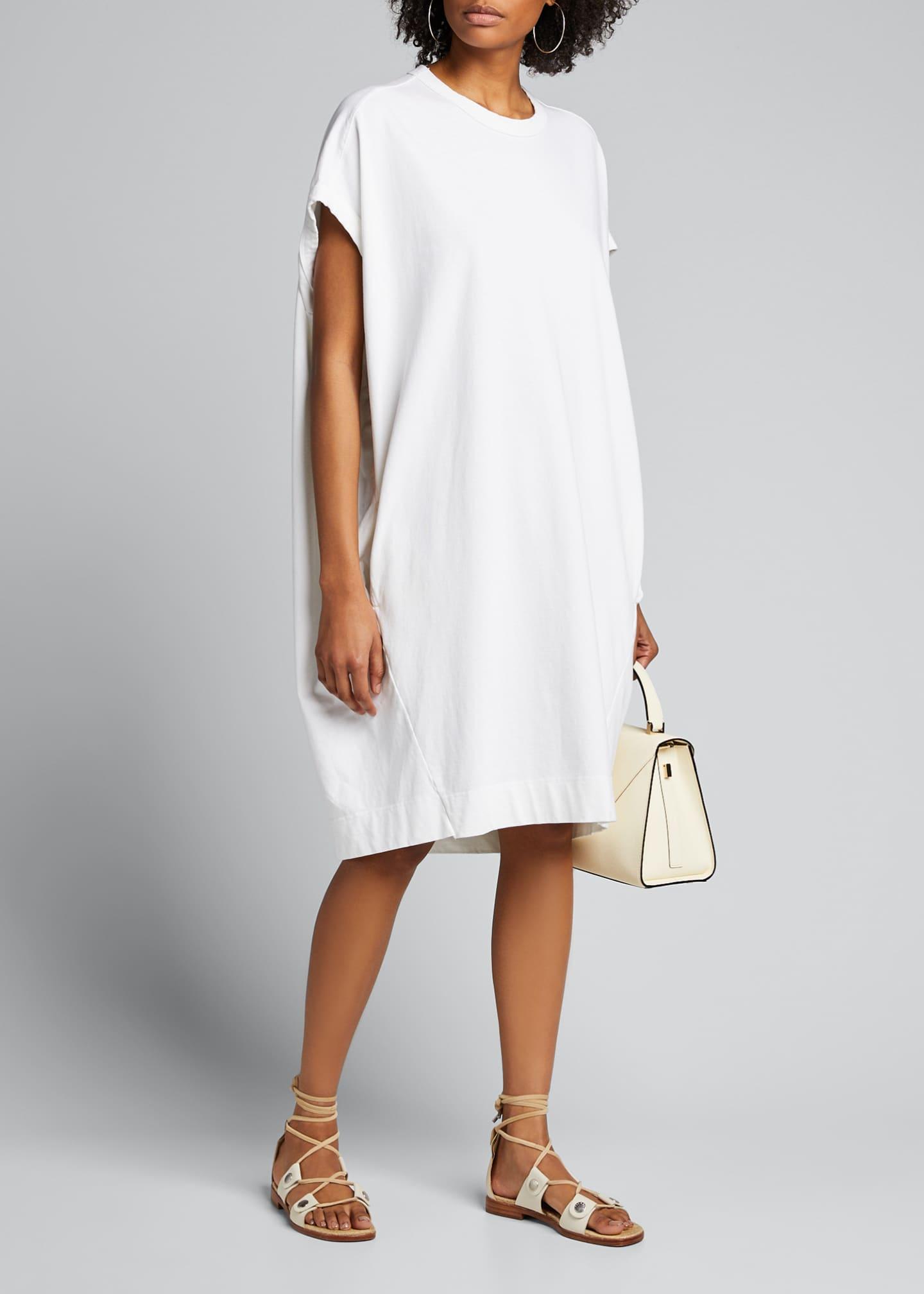 bassike v neck jersey slip dress