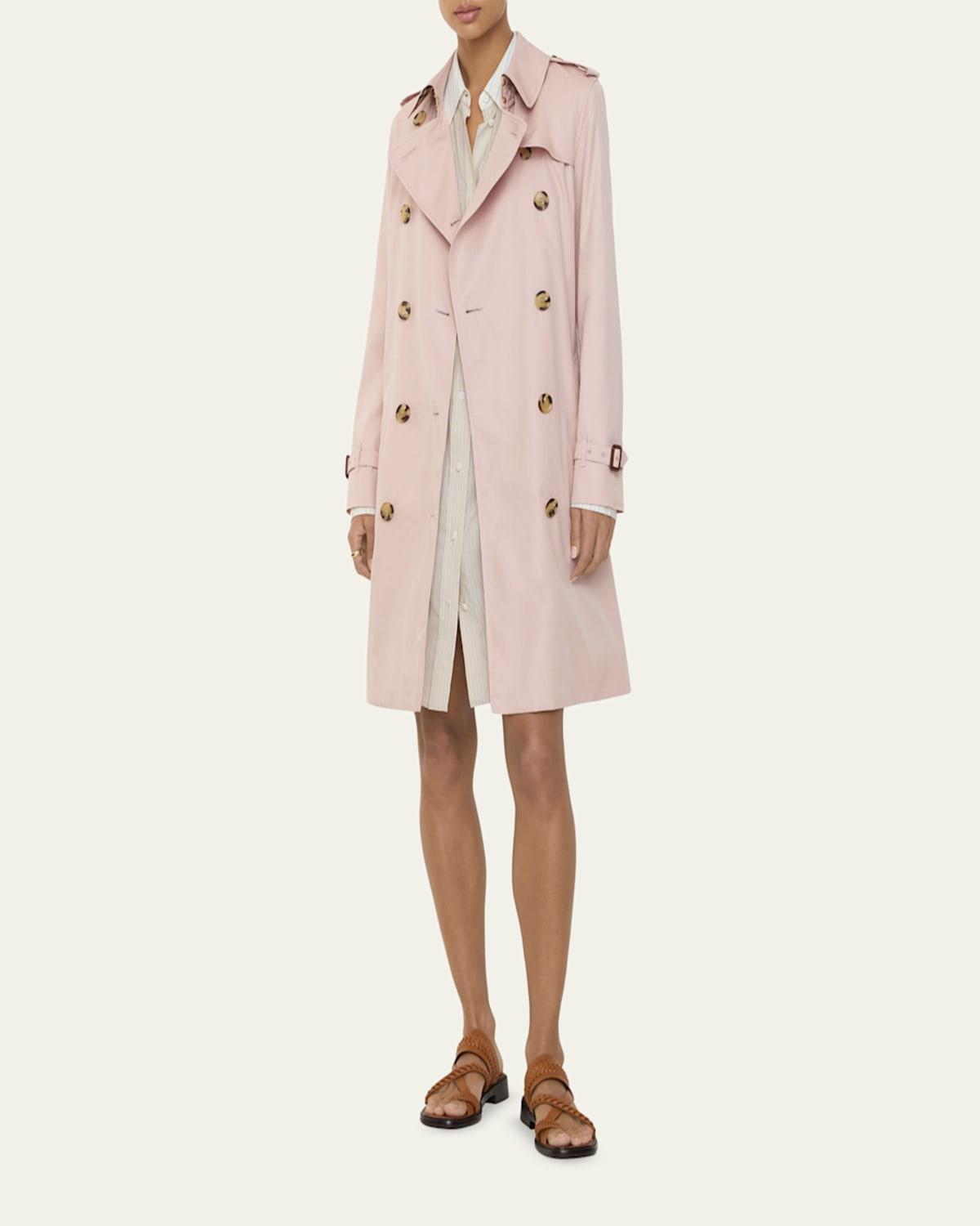 Pink Burberry Coats for Women | Lyst