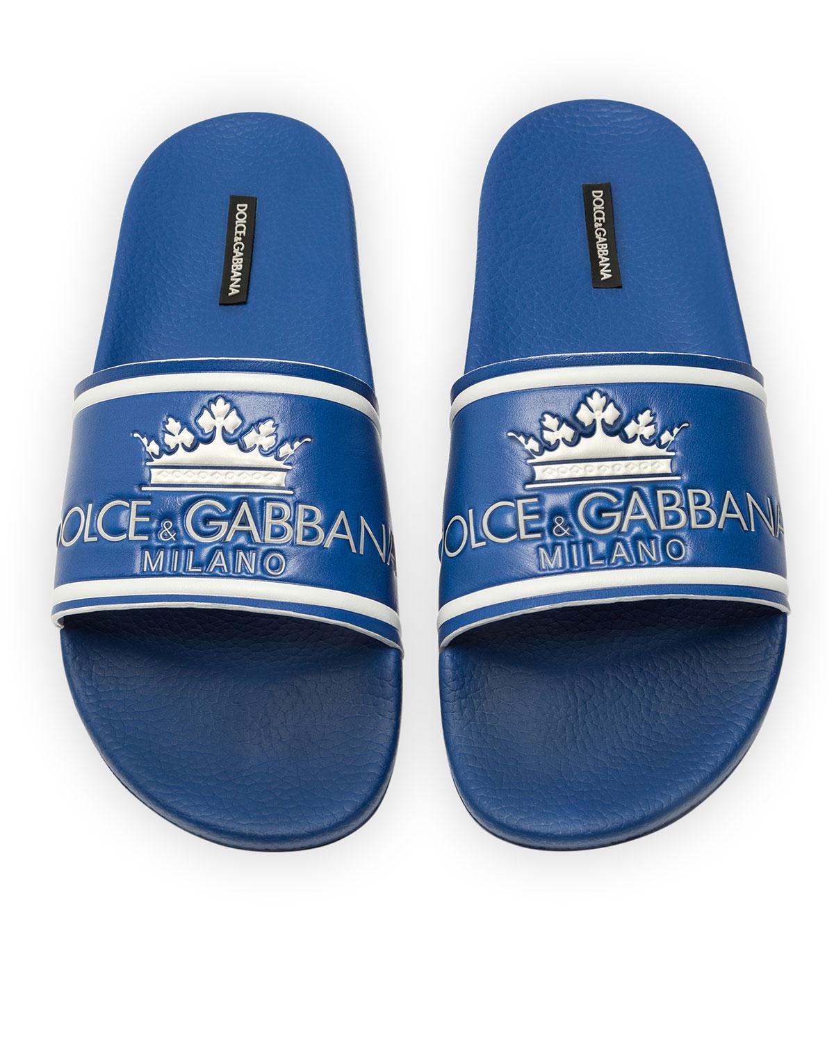 dolce & gabbana slide sandals
