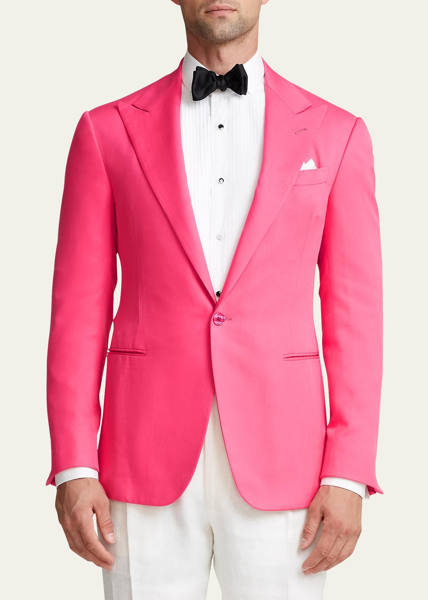 Ralph Lauren Purple Label Kent Gabardine Dinner Jacket in Pink for Men