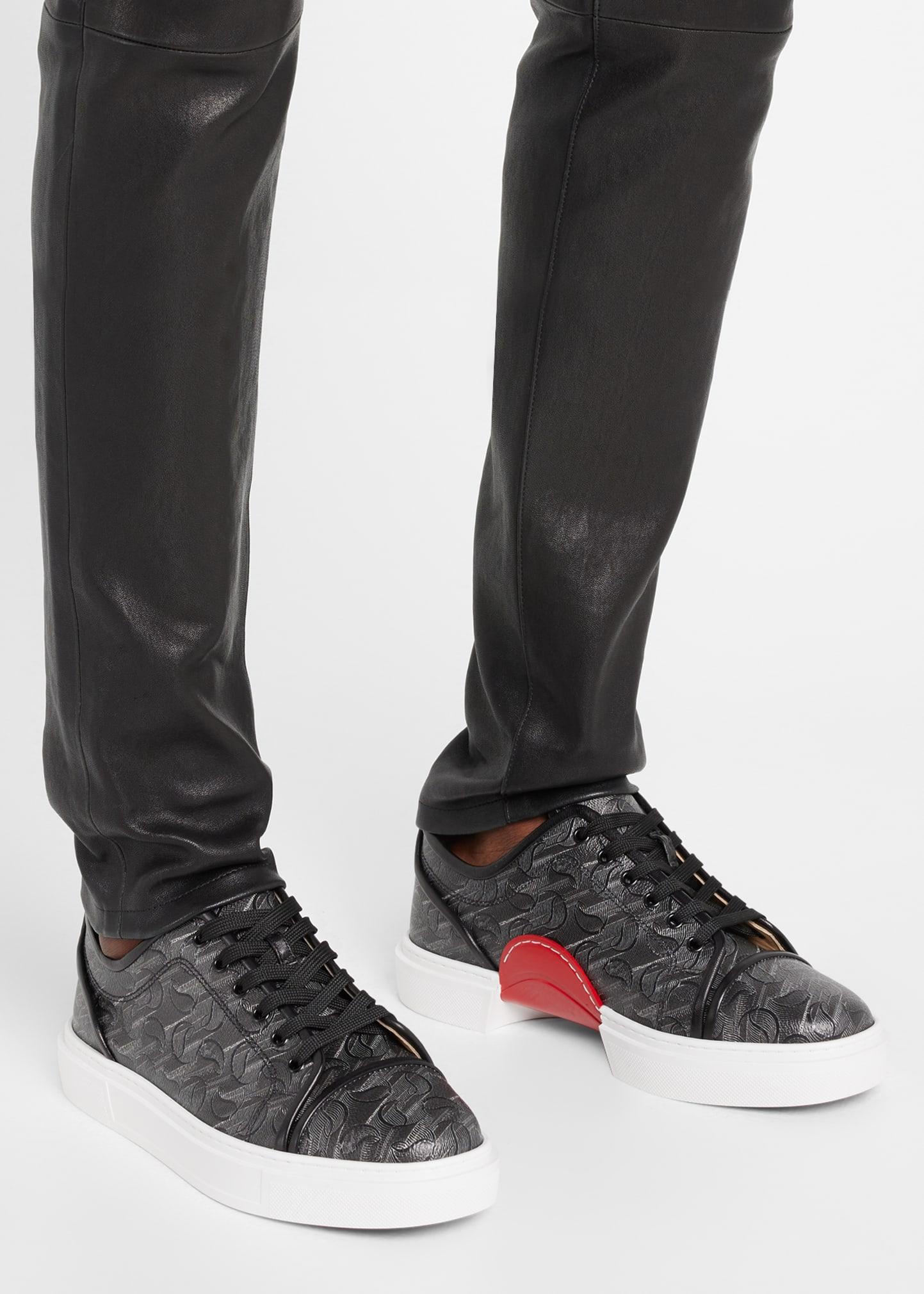 Christian Louboutin Adolon Junior Leather White Sneakers New