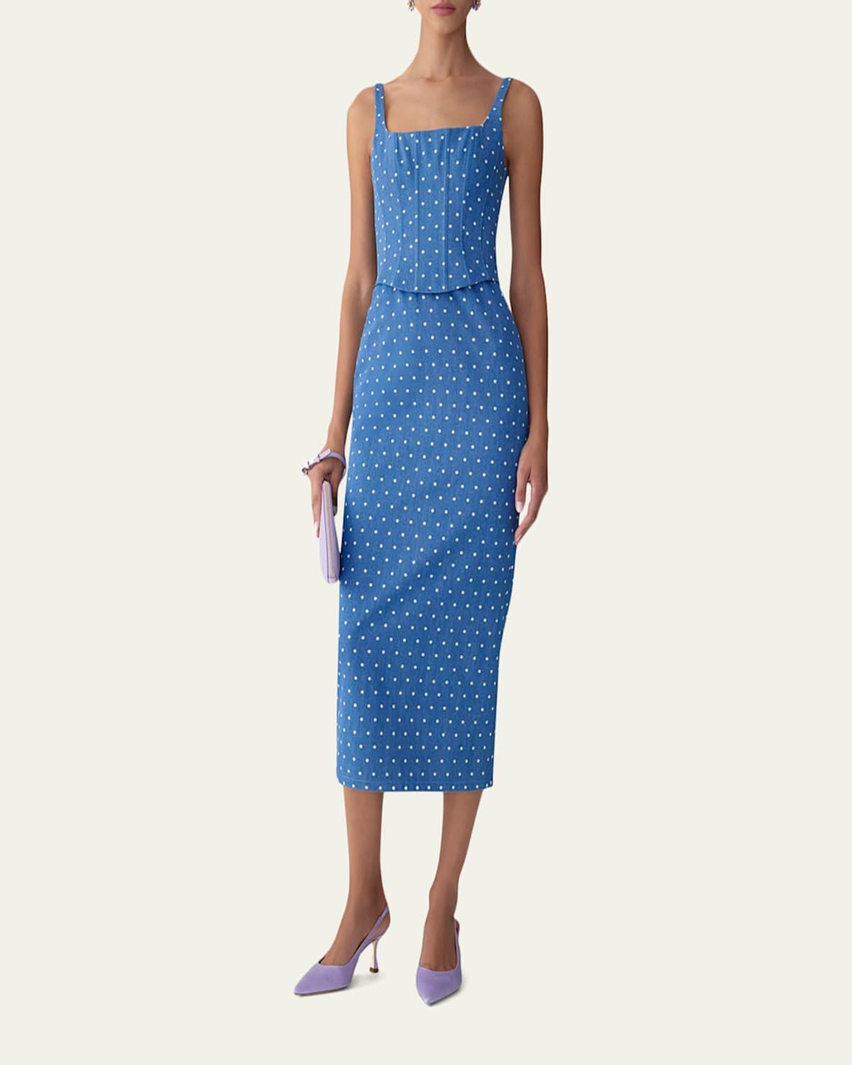 Designer Denim Polka Dot Dresses for Women - Up to 50% off | Lyst