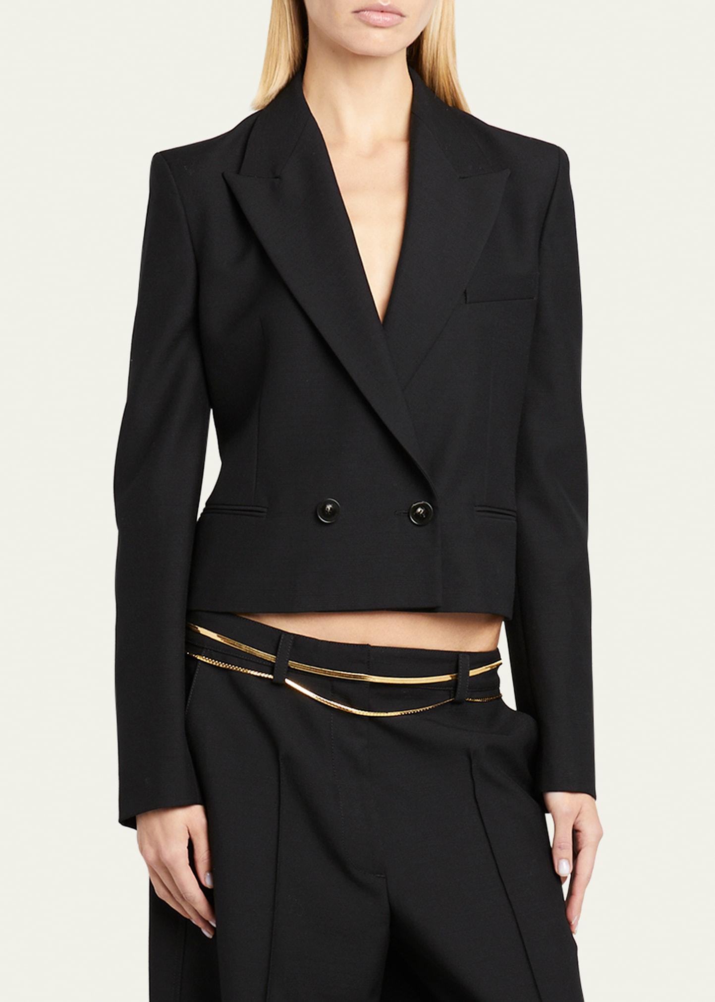 STELLA McCARTNEY】BLACK ダブル スペンサー ジャケット 定番 5874円