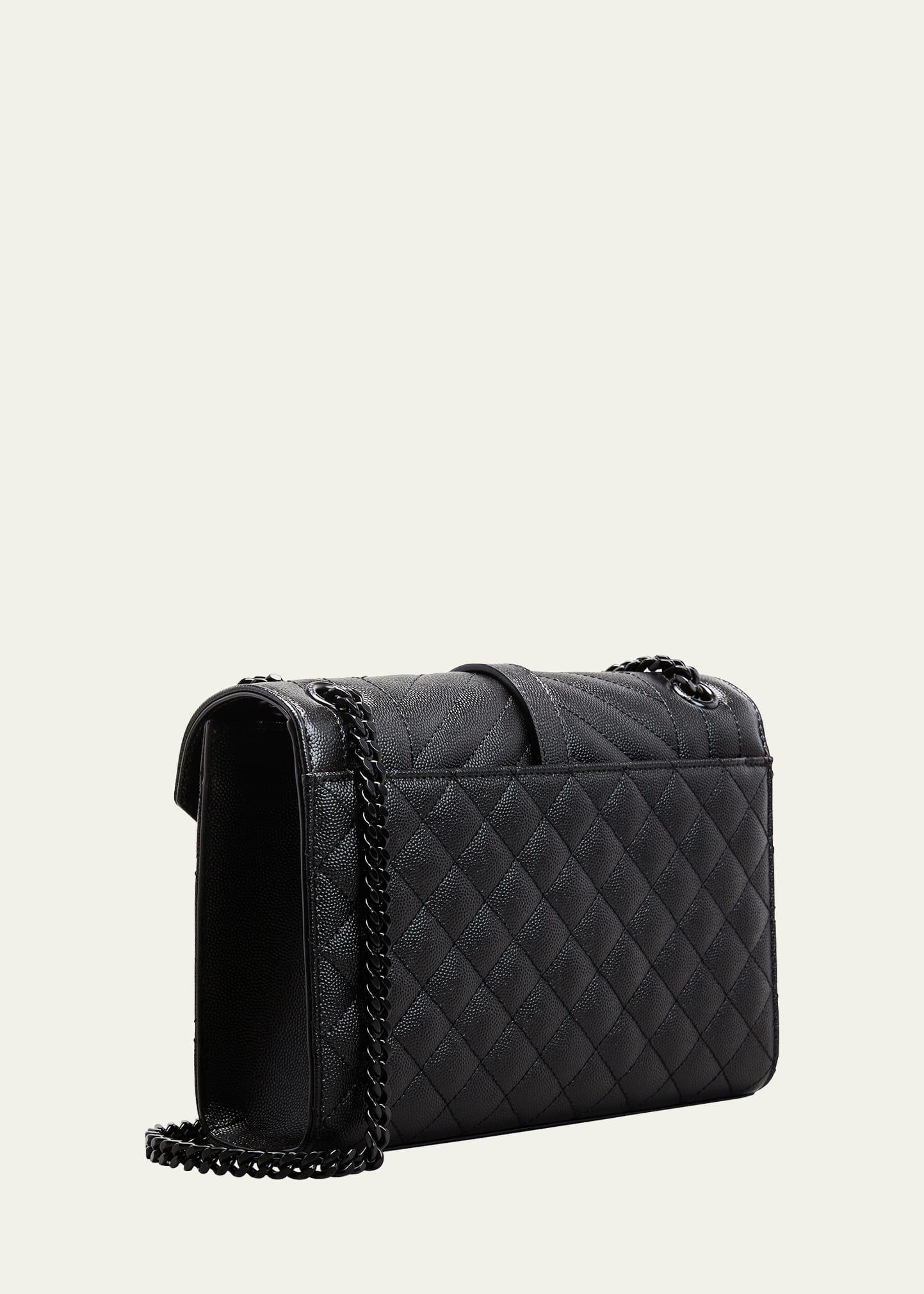 YVES Saint Laurent Envelope Medium Chain Shoulder Bag Black-US