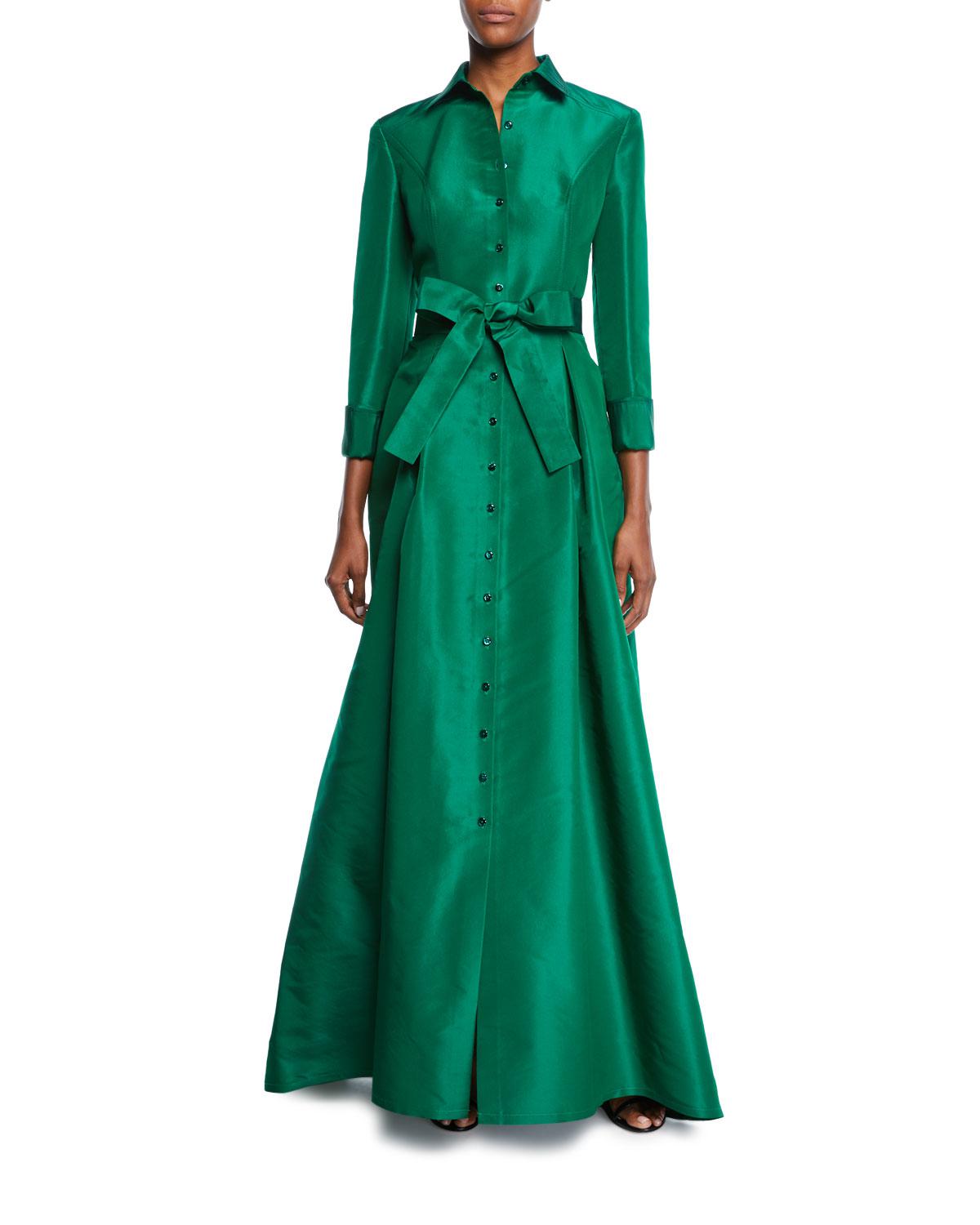carolina herrera shirt gown