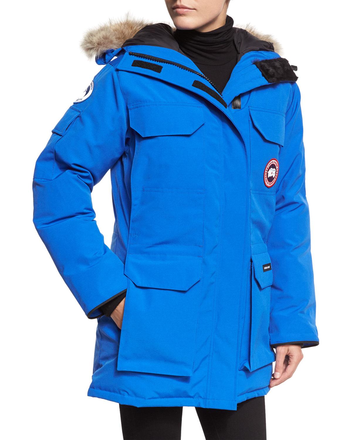Canada Goose Synthetic Pbi Expedition Hooded Parka, Royal Blue - Save ...