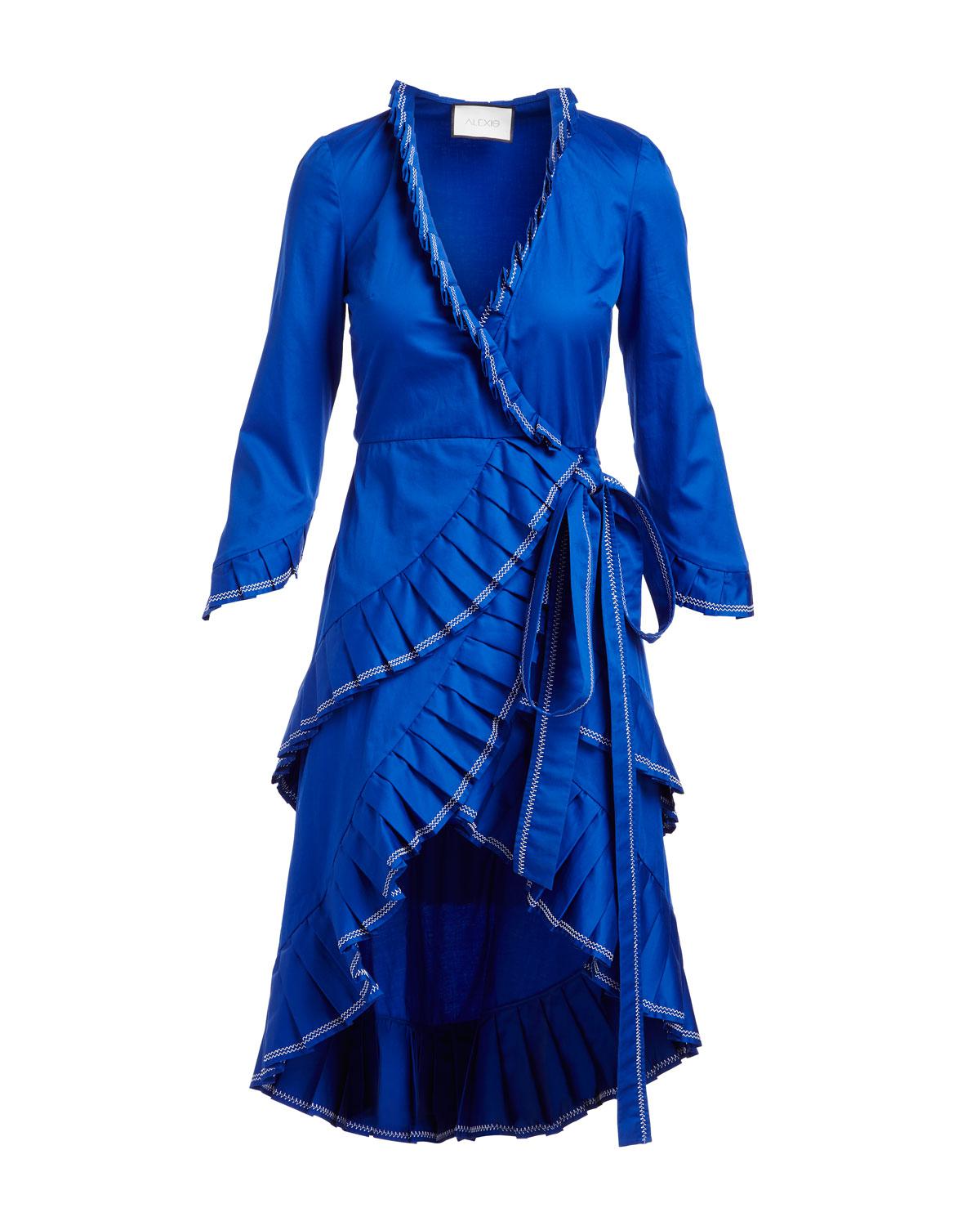 alexis wrap dress