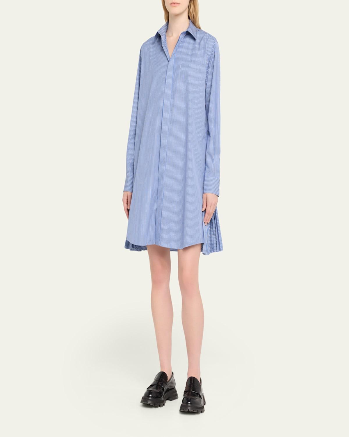 スカート sacai Chemisier dress Sacai Chemisier Dress In Blue | ModeSens
