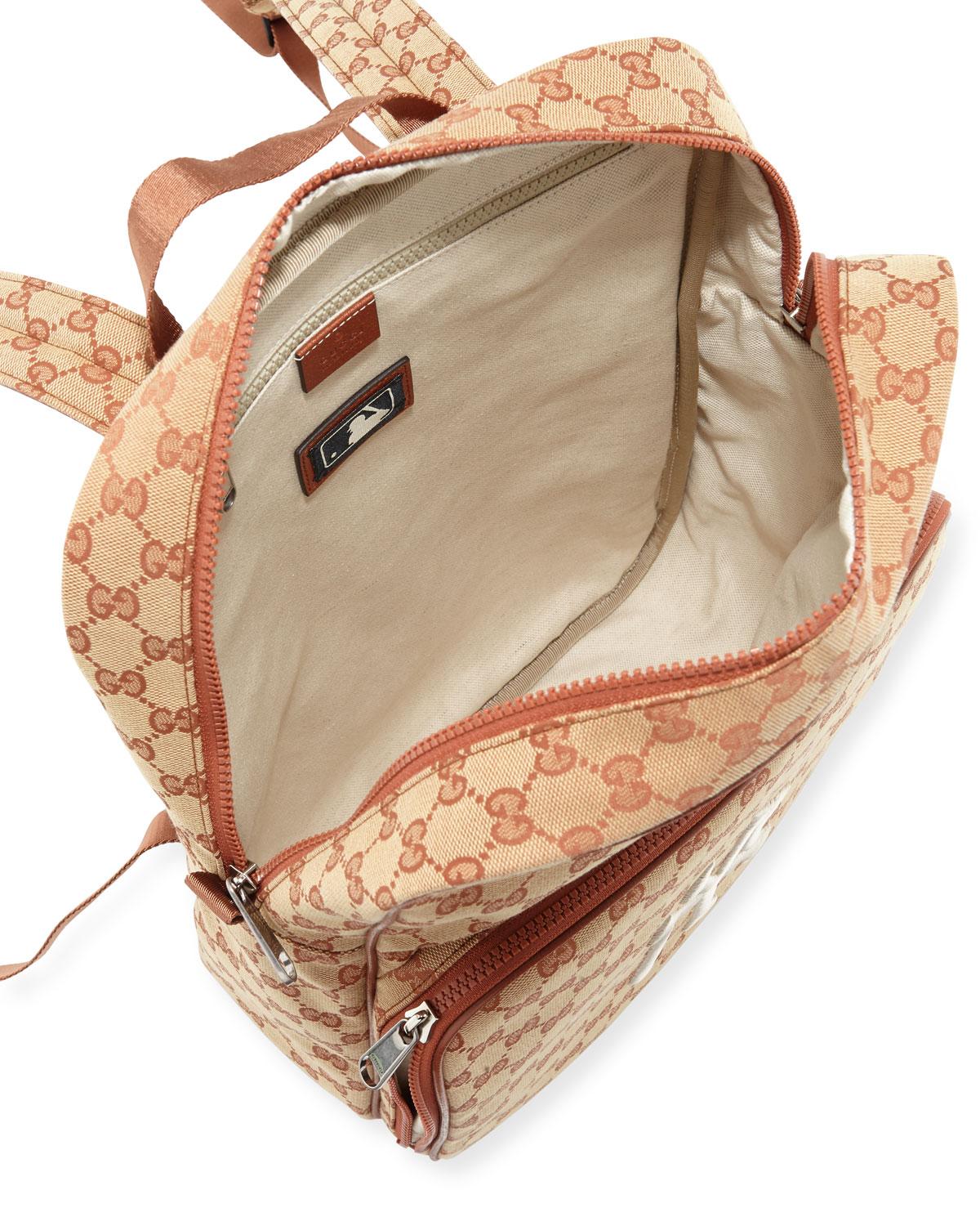 gucci new york yankees backpack