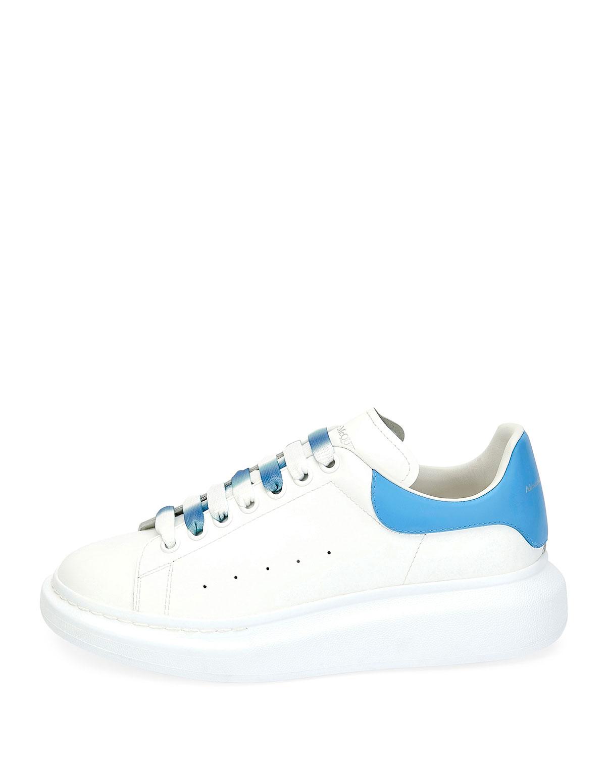 Alexander McQueen Men's Larry Colorblock Leather Sneakers With Ombre ...