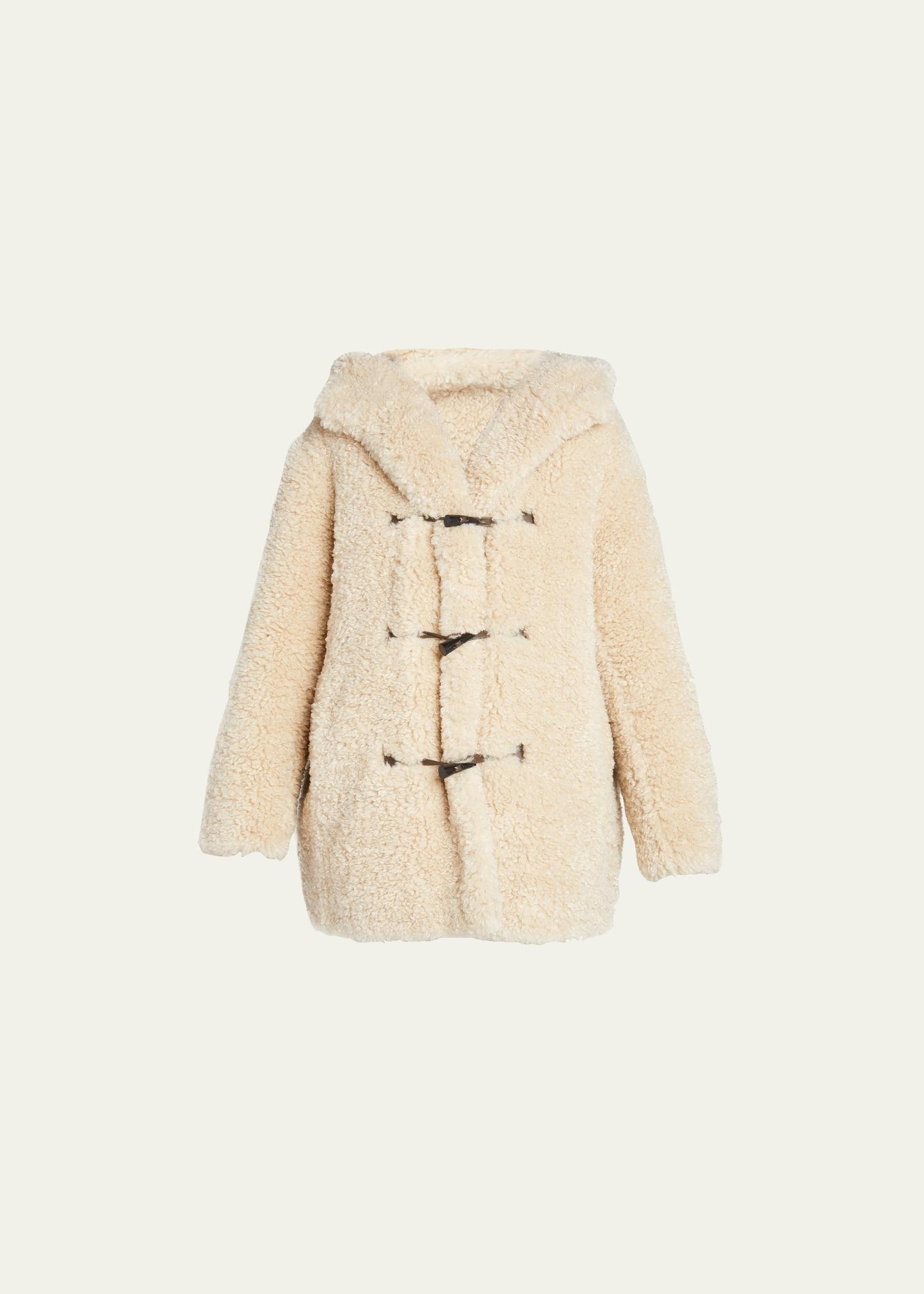 Fuzzy oversized coat cheap