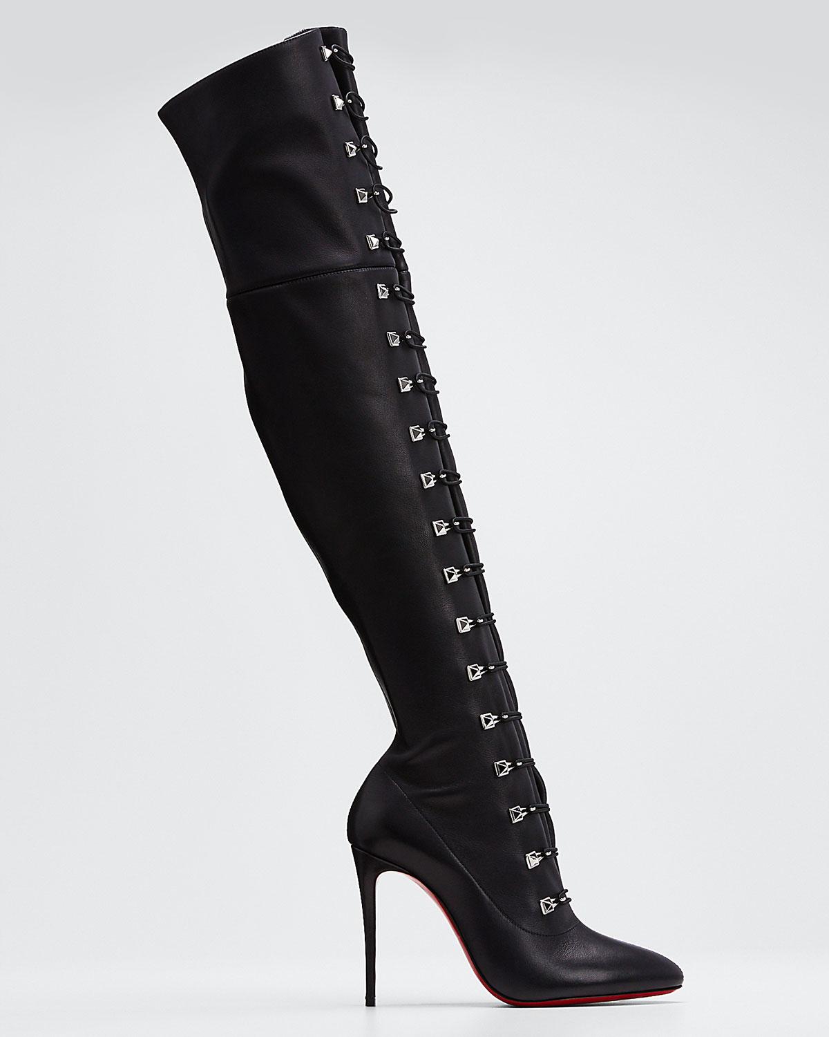 louboutin tall boots