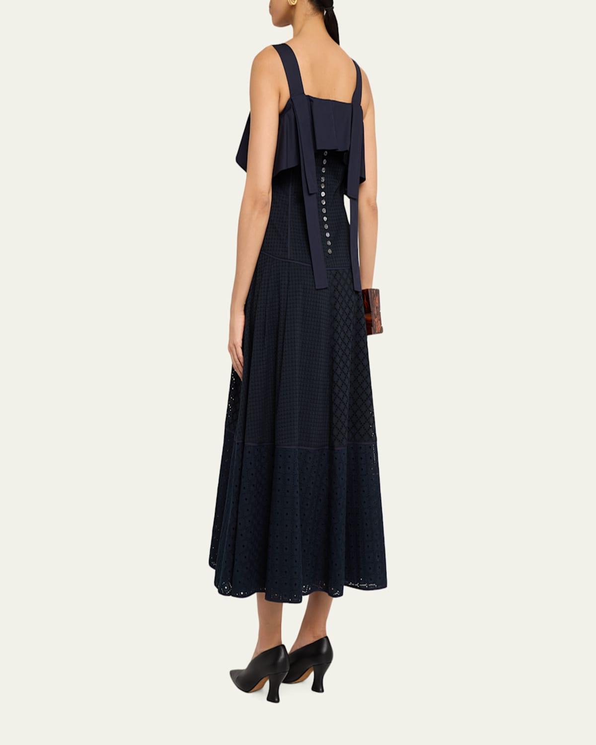 alberta ferretti blue lace dress 3.1 Phillip Lim