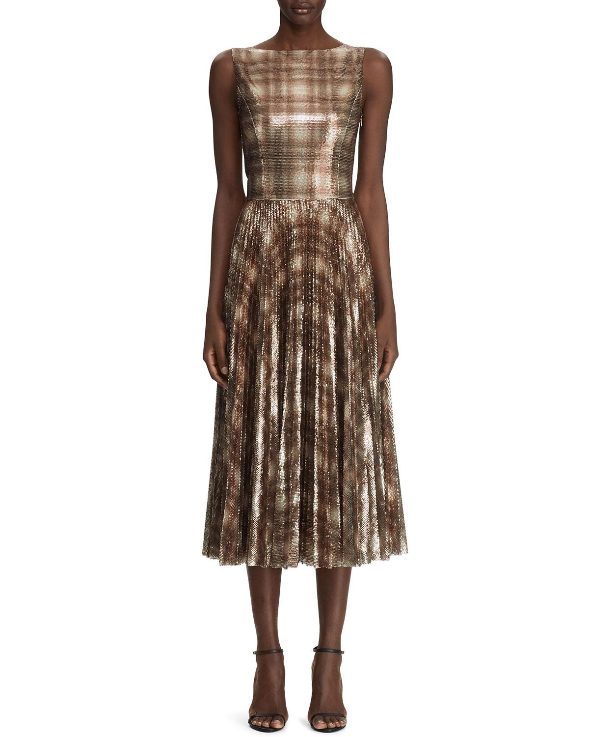 ralph lauren plaid dress