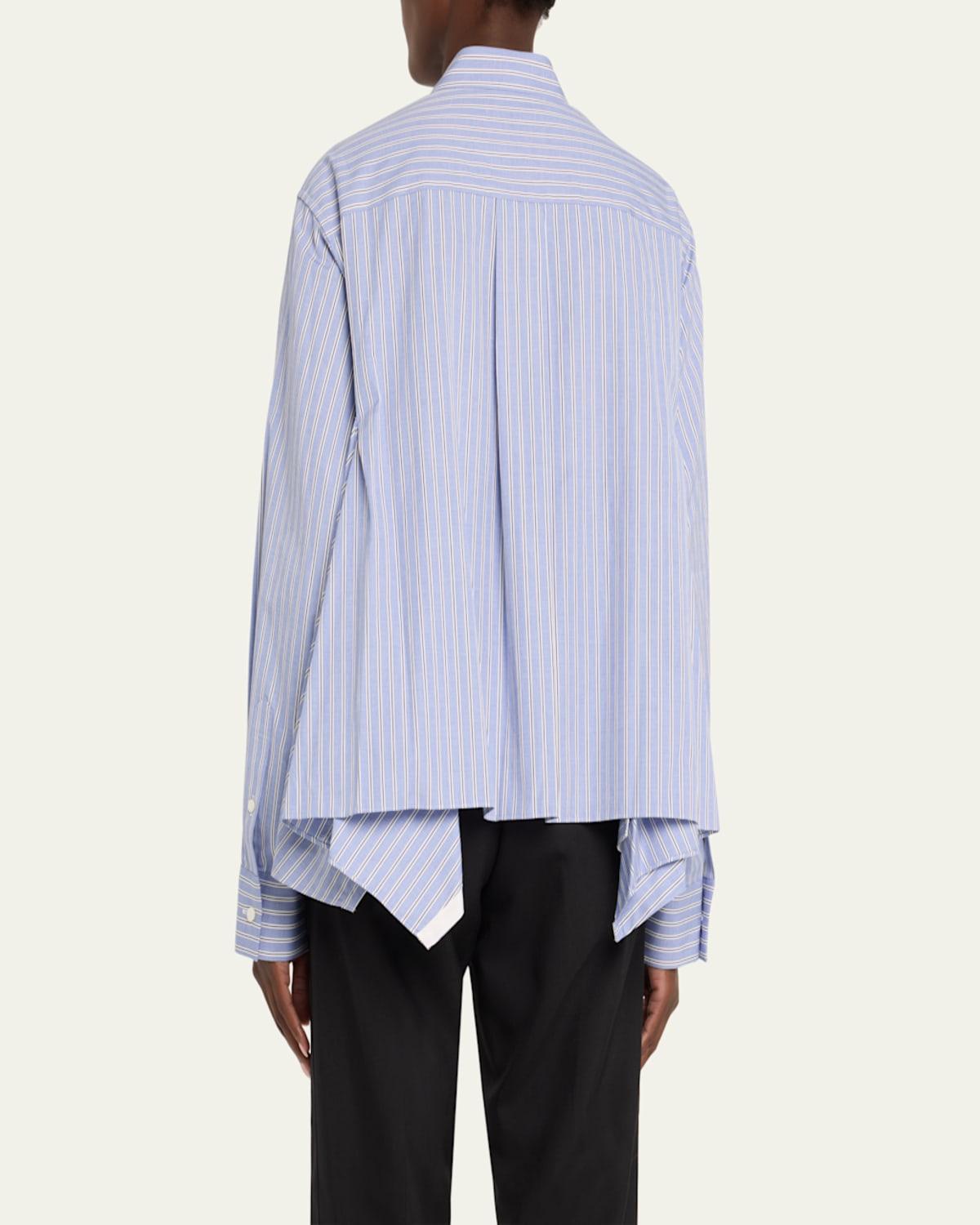 187)sacai mesh Stripe blouse 187)sacai mesh Stripe blouse
