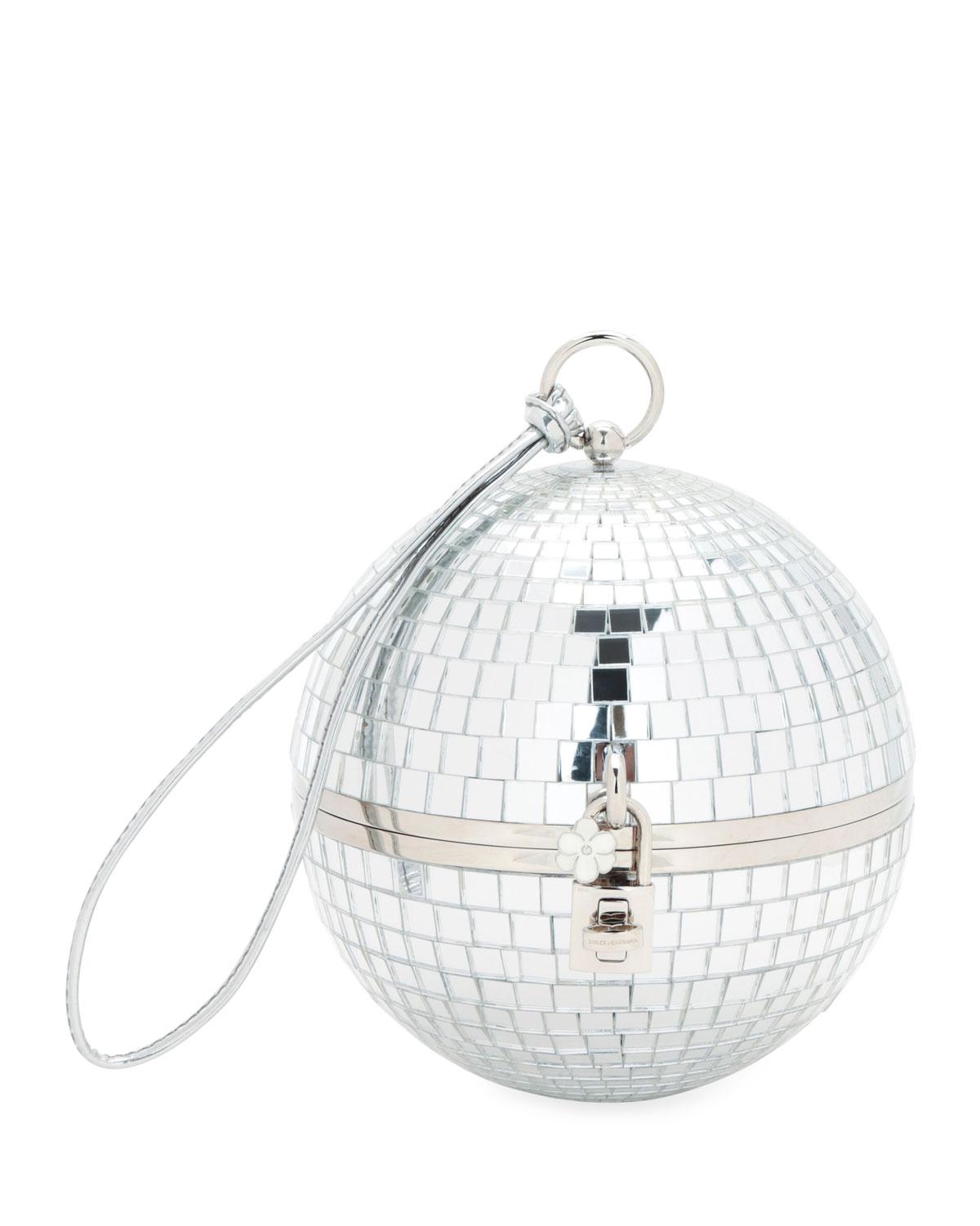 disco ball clutch bag