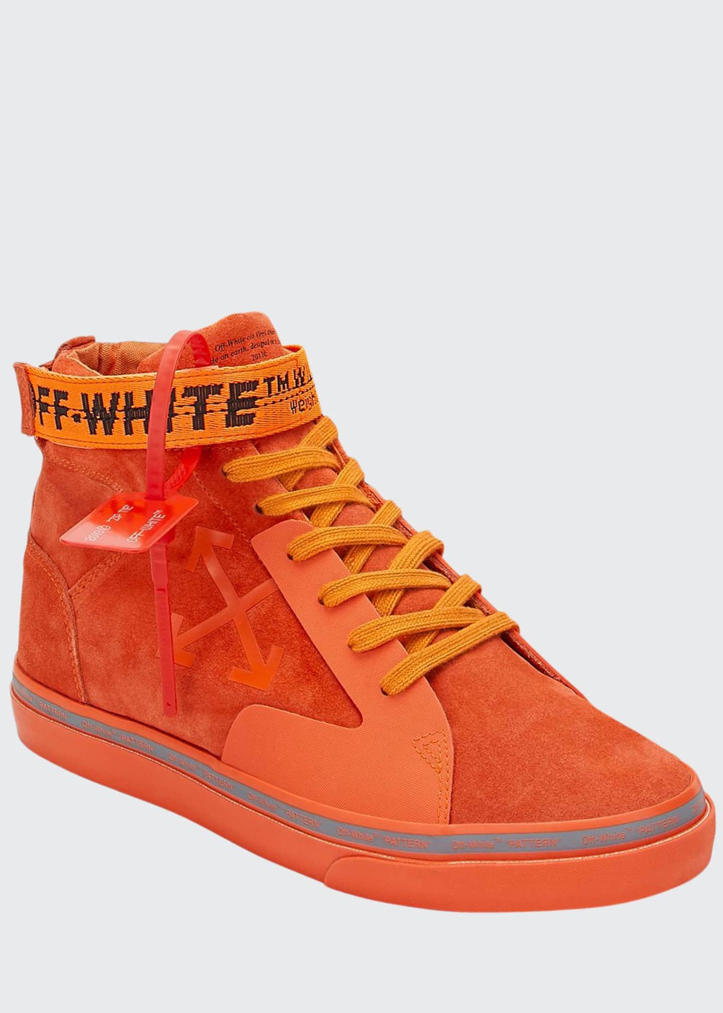 Off-White c/o Virgil Abloh Leather Industrial Skate Sneakers in Orange for  Men - Save 51% - Lyst