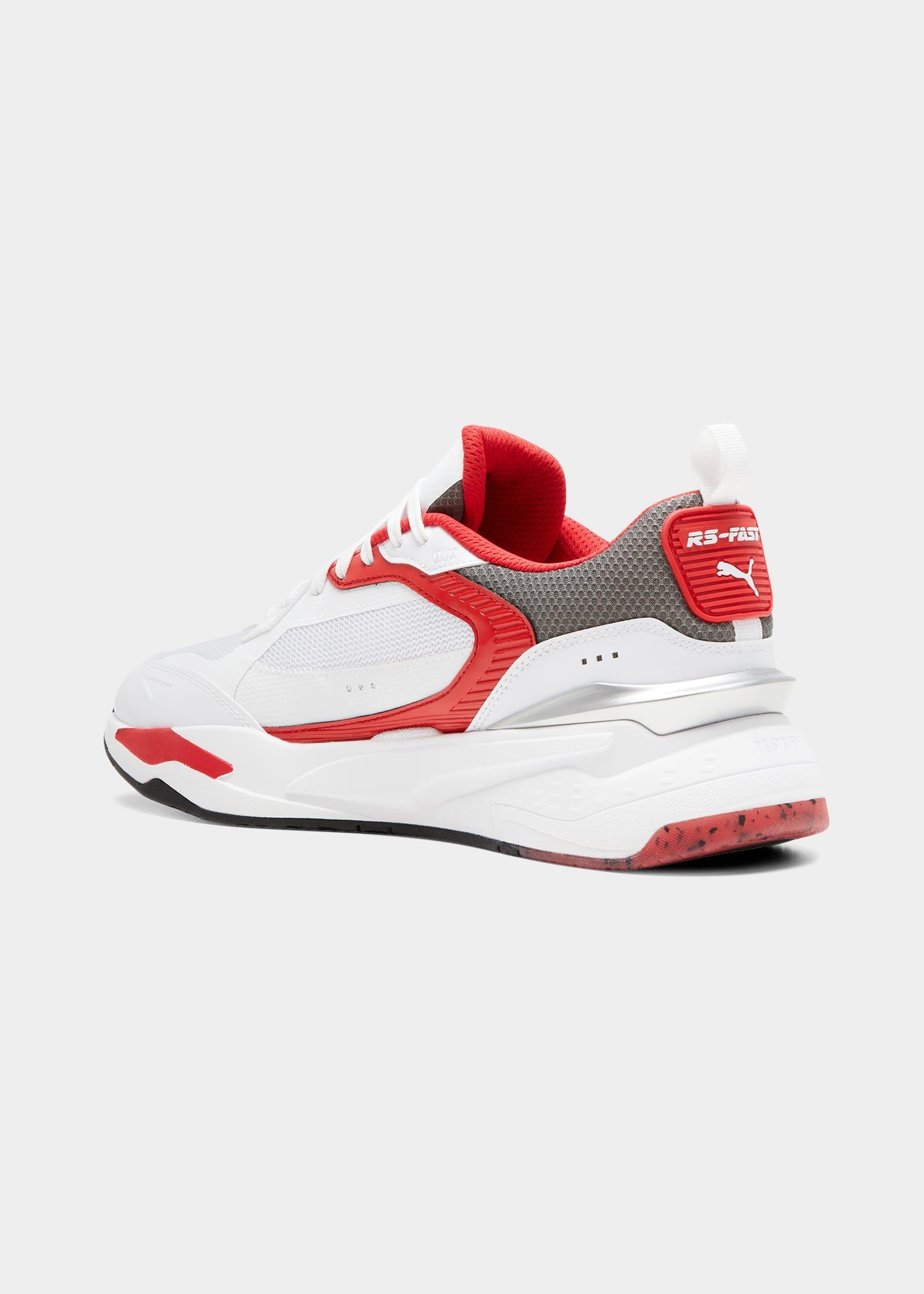 PUMA X Ferrari Rs-fast Mesh Runner Sneakers in Red for Men | Lyst